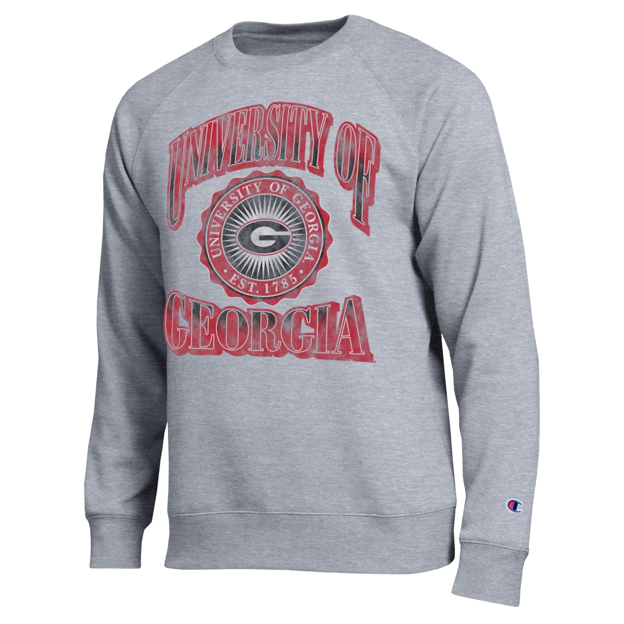 Sweat-shirt Champion pour homme, gris chiné, Georgia Bulldogs All-Star