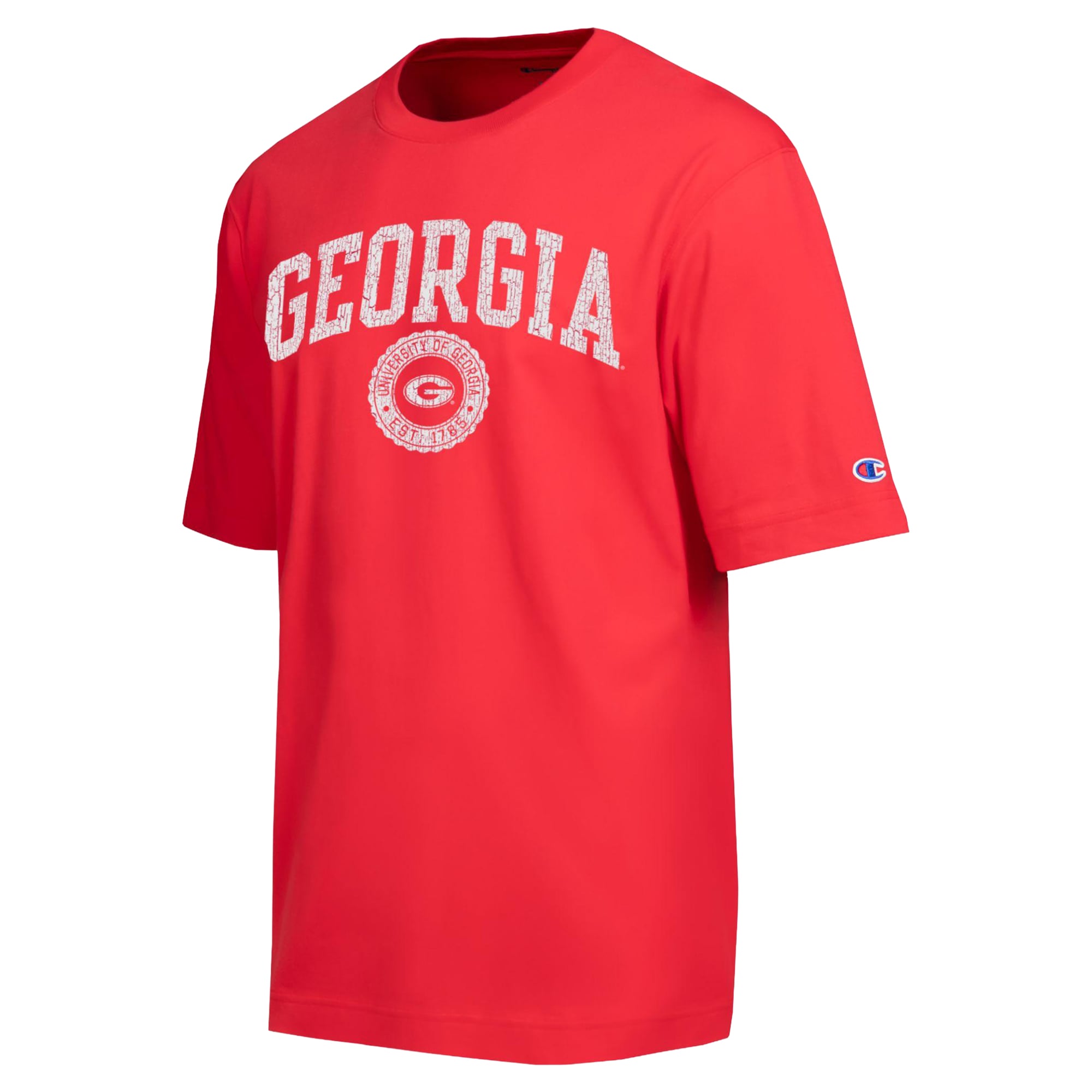 Men's Champion Red Georgia Bulldogs Scholar All-Star T-Shirt