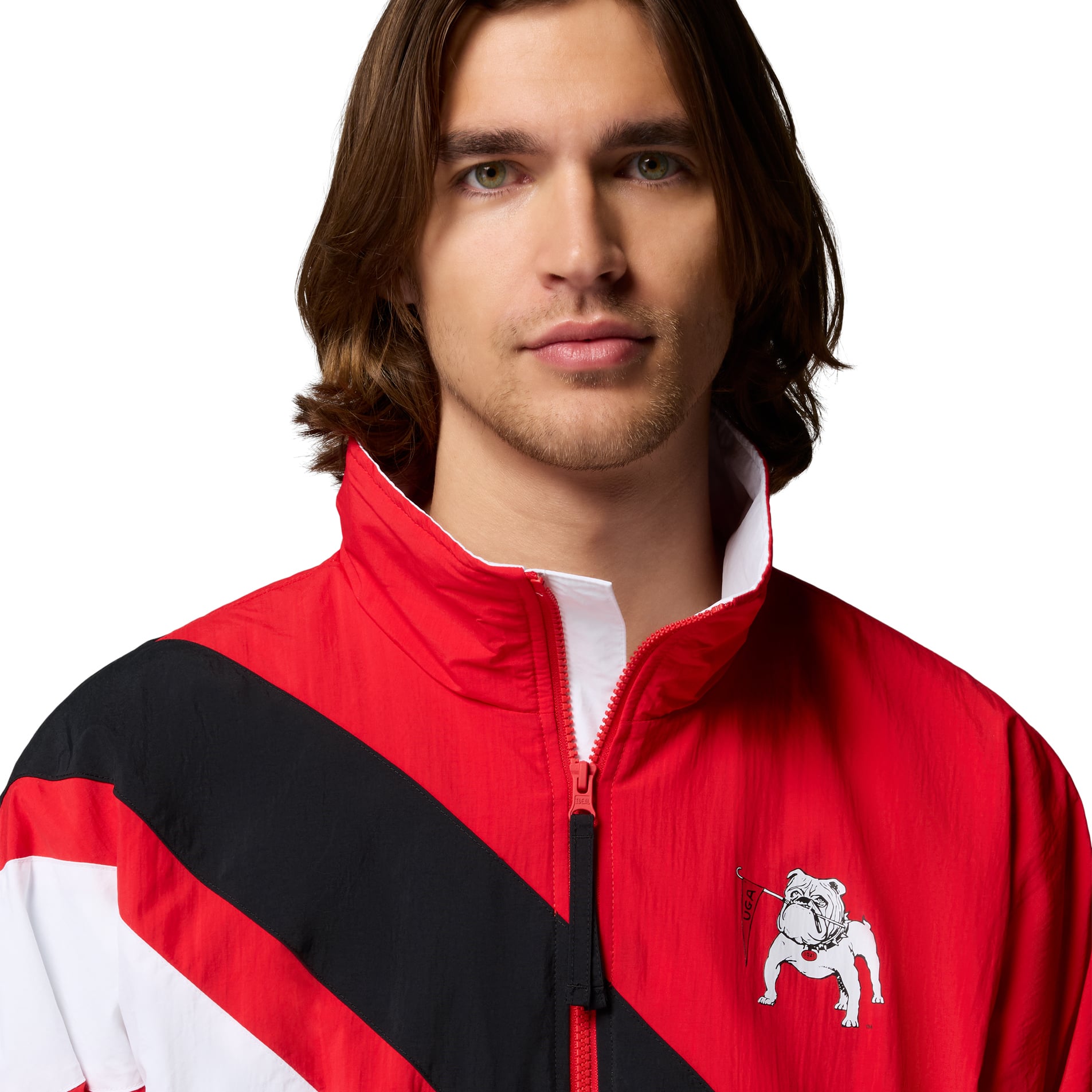 Men's Columbia Red Georgia Bulldogs Reventure Full-Zip Windbreaker Omni-Shield Jacket