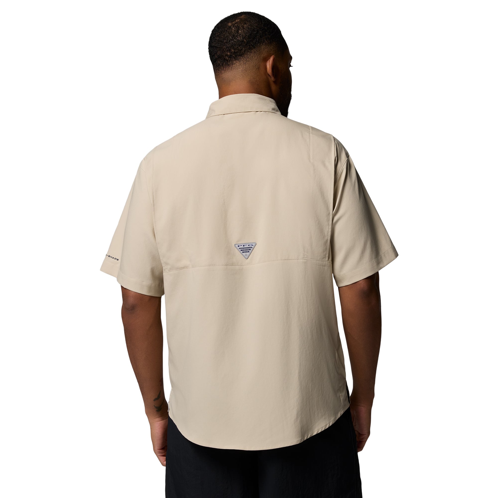 Chemise boutonnée Columbia Tan Georgia Bulldogs Tamiami Omni-Shade pour homme
