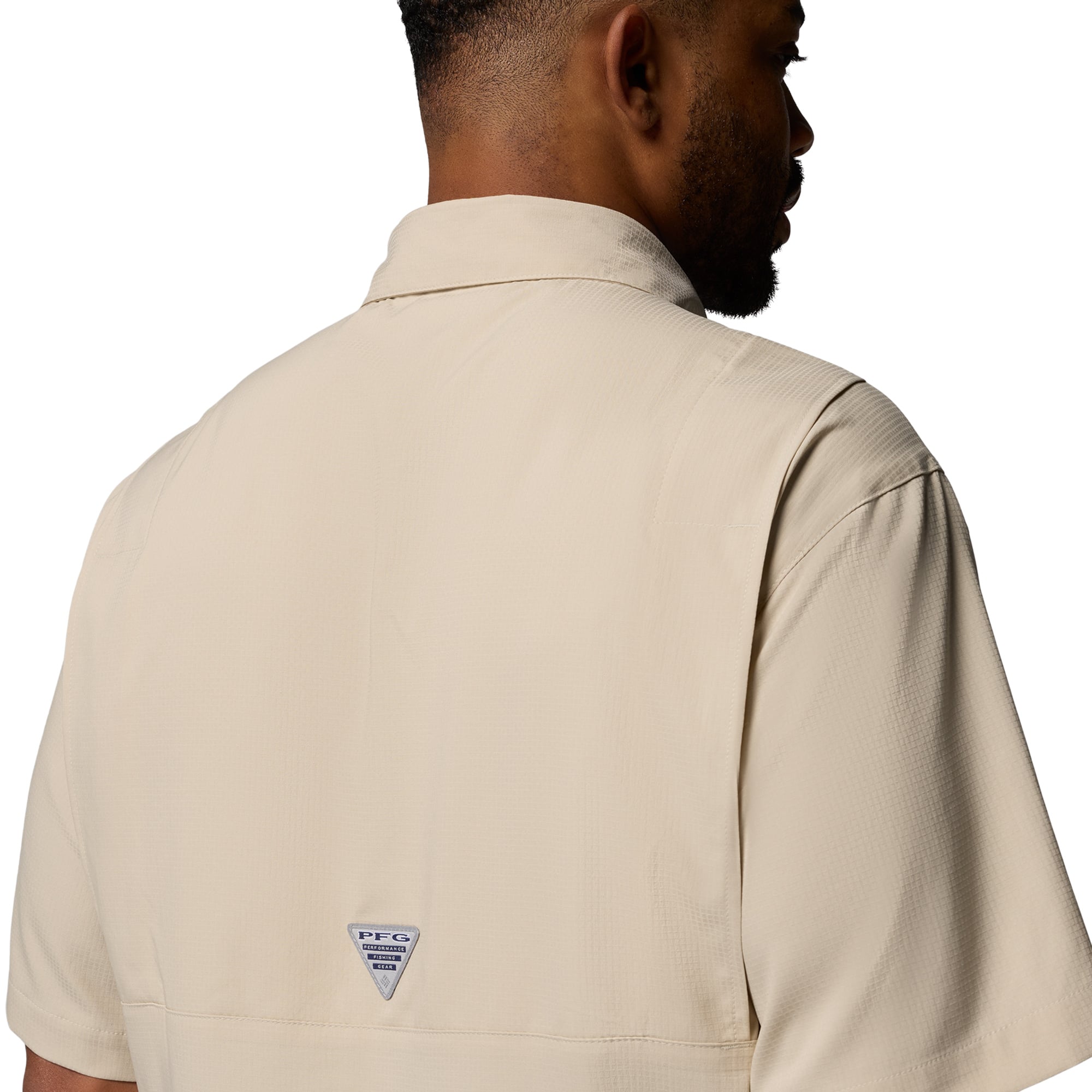 Chemise boutonnée Columbia Tan Georgia Bulldogs Tamiami Omni-Shade pour homme