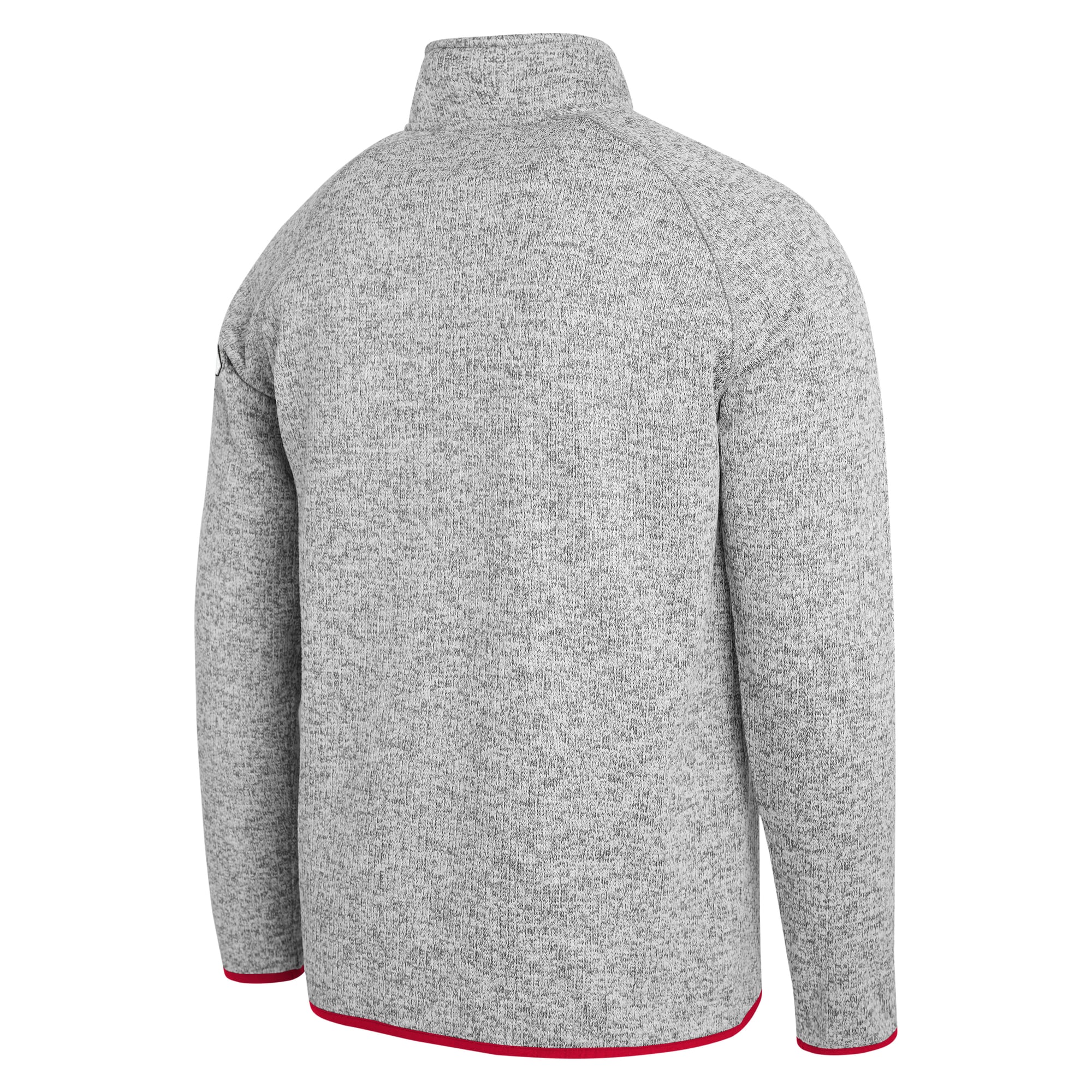 Pull-over à col zippé gris Georgia Bulldogs de la collection Darius Rucker pour homme par Fanatics