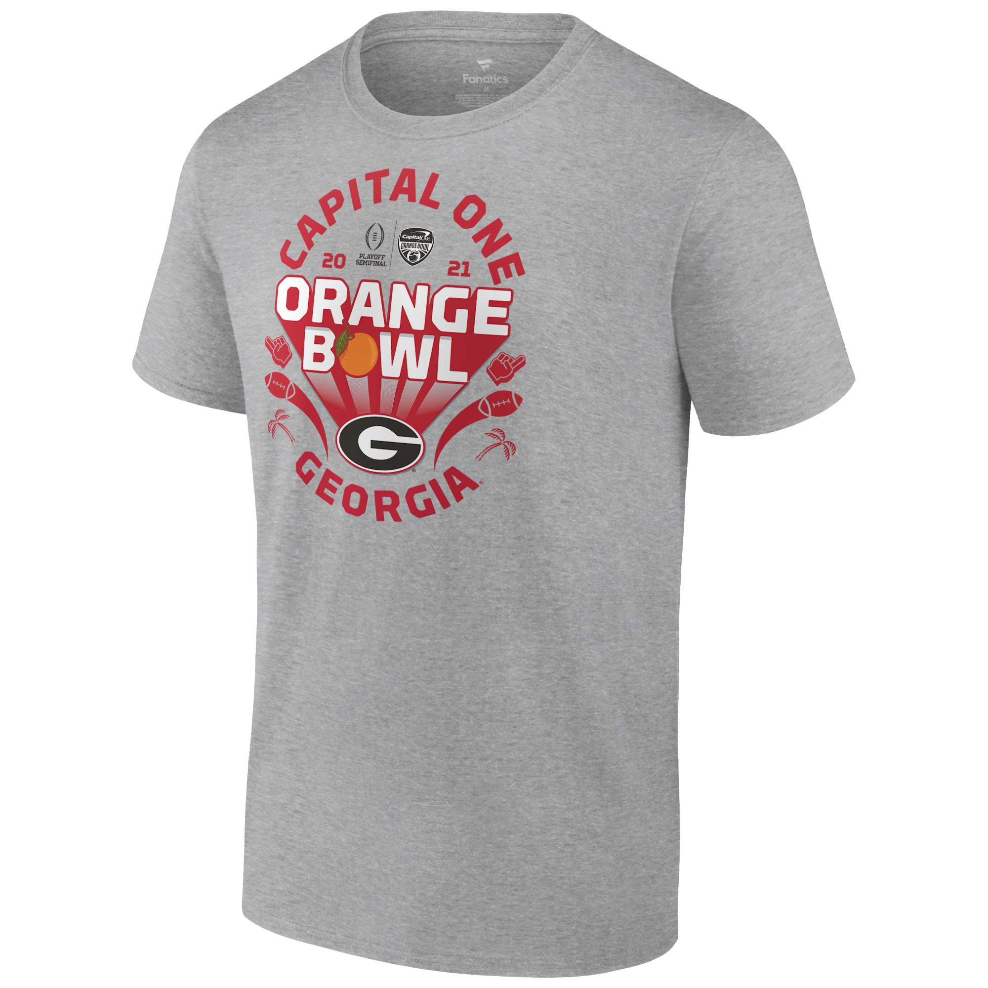 Men's Fanatics Heathered Gray Georgia Bulldogs College Football