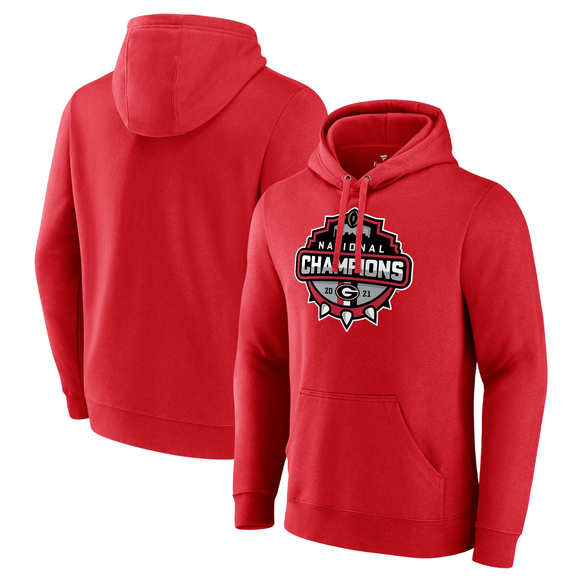 Men's Fanatics Red Georgia Bulldogs College Football Playoff 2021