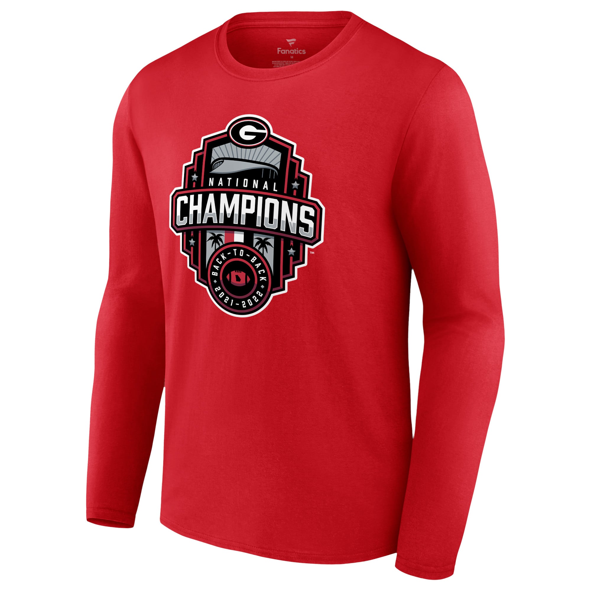 Men's Fanatics Red Georgia Bulldogs College Football Playoff 2022