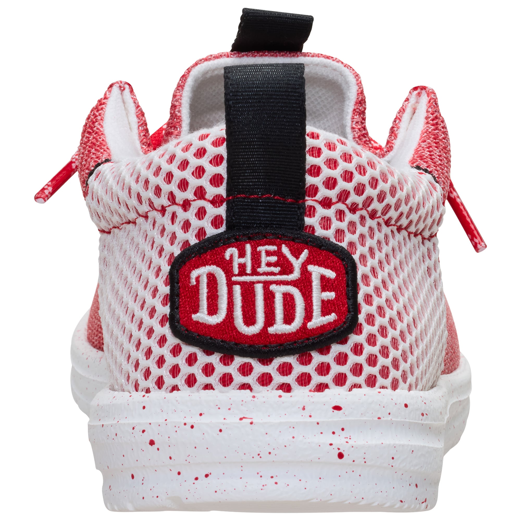 Men's Hey Dude Red Georgia Bulldogs Wally Stretch Sox Shoes