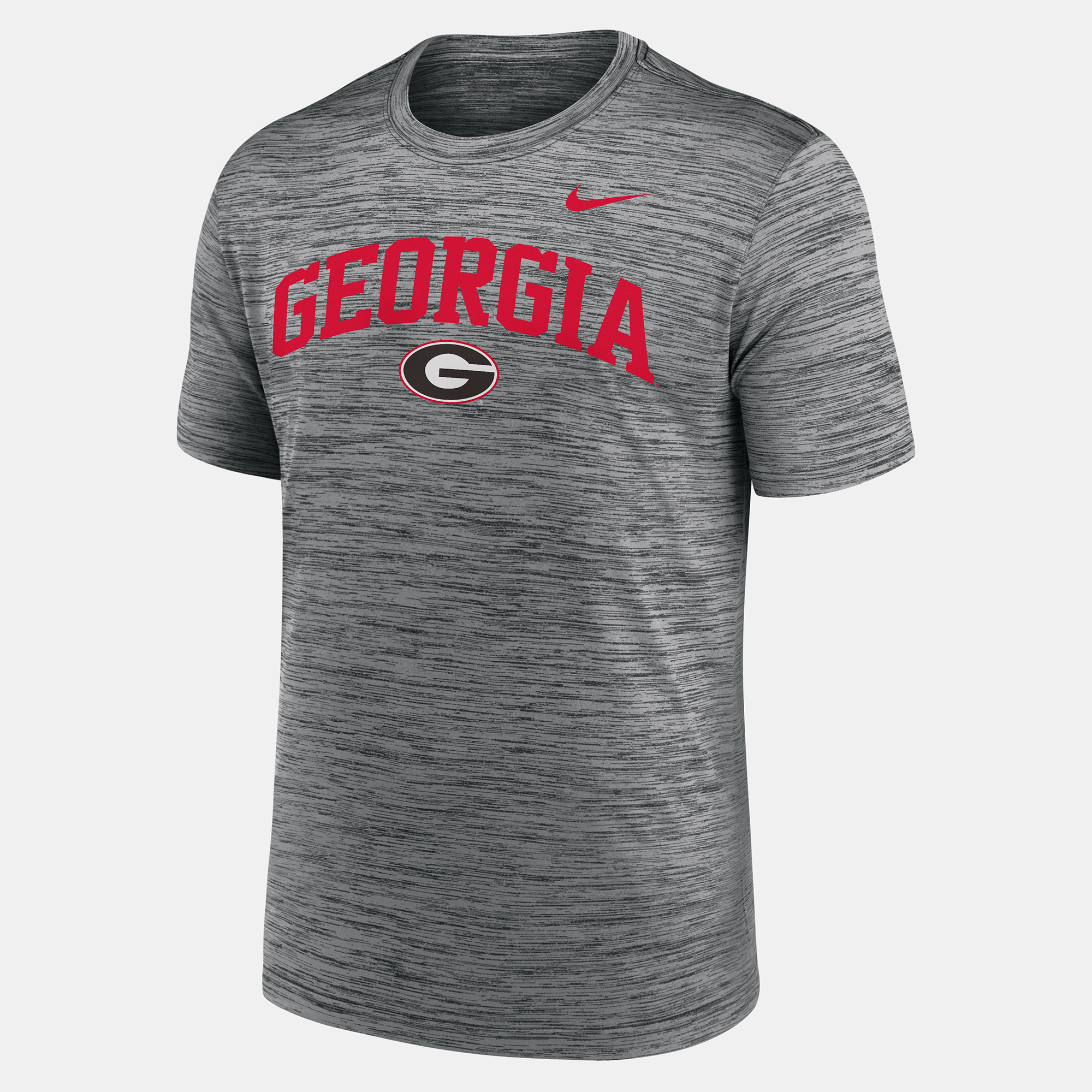 T-shirt Nike Dri-FIT Velocity avec logo arc Primetime des Georgia Bulldogs rouges pour homme