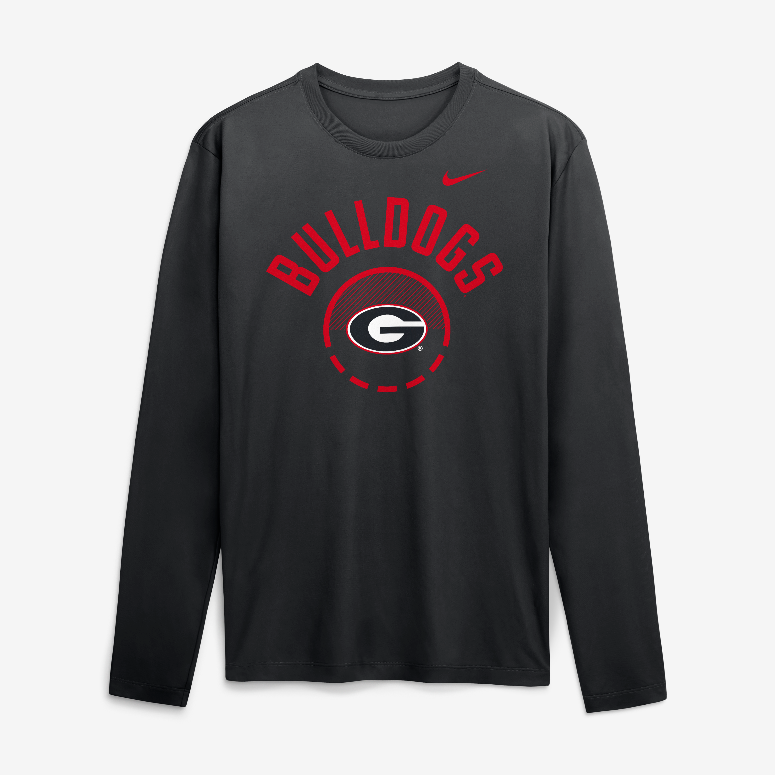 T-shirt à manches longues Nike Black Georgia Bulldogs 2026 Courtside Basketball Shootaround Legend Dri-FIT pour homme