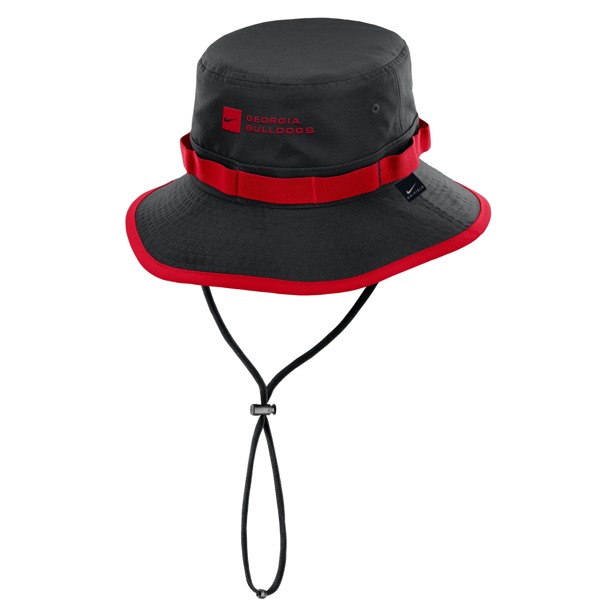 Men's Nike Black Georgia Bulldogs 2026 Sideline Apex Boonie Bucket Hat