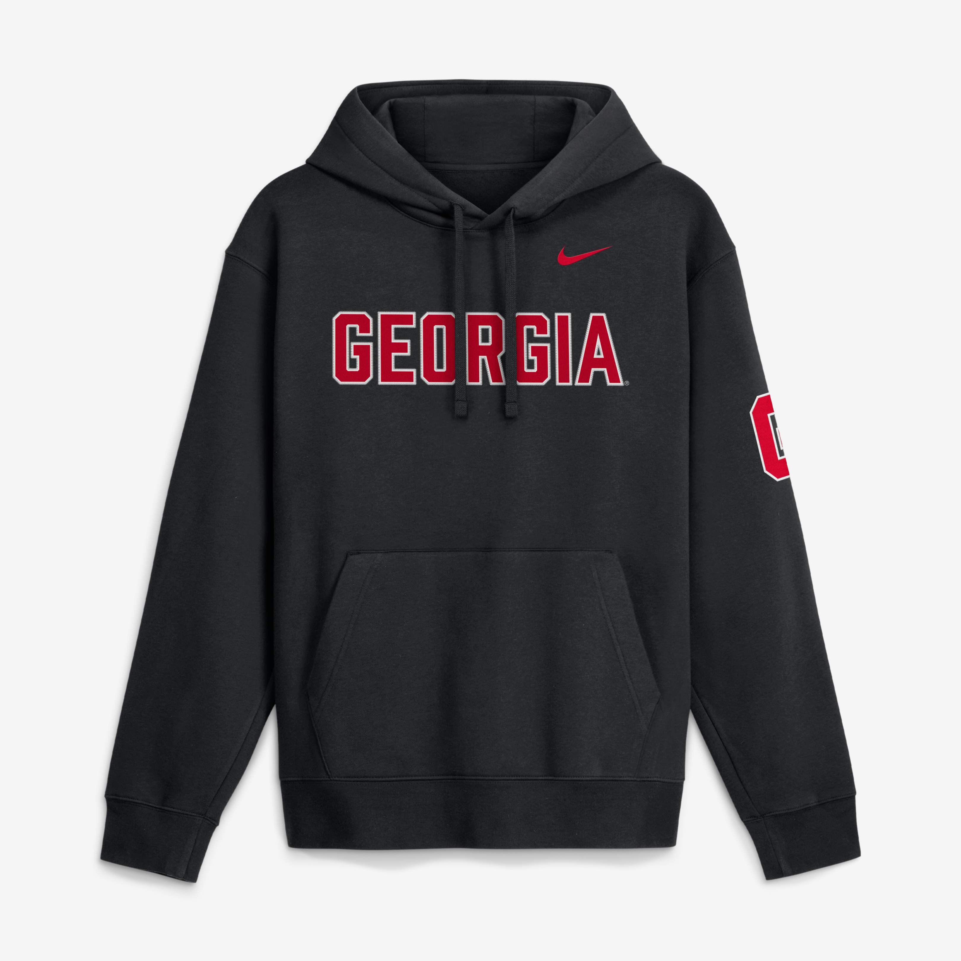 Men's Nike Georgia Bulldogs 2026 Sideline Club Fleece Hoodie