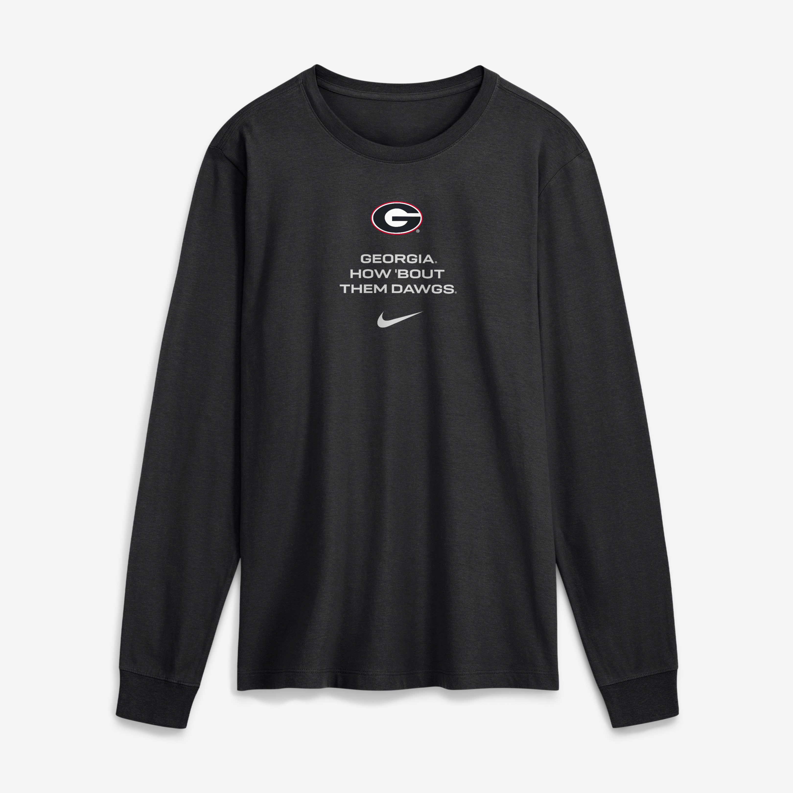 Men's Nike Georgia Bulldogs 2026 Sideline Dri-FIT Long Sleeve T-Shirt