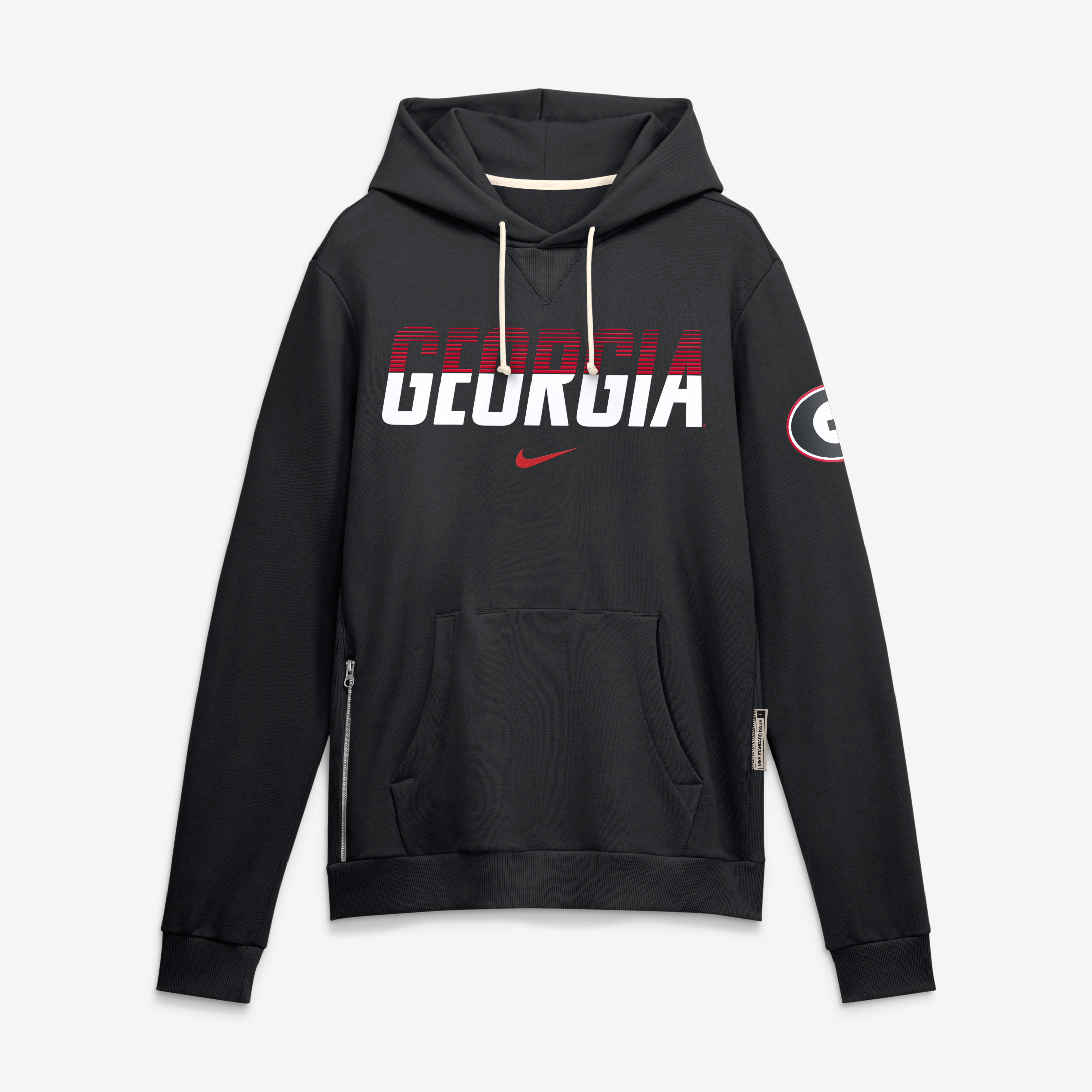Men's Nike Red Georgia Bulldogs 2026 Sideline Standard Issue Dri-FIT Hoodie