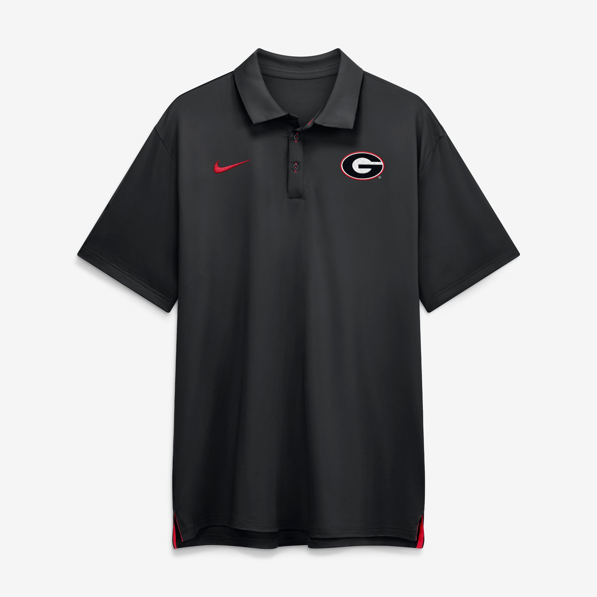 Men's Nike Red Georgia Bulldogs 2026 Sideline Tour Dri-FIT Polo