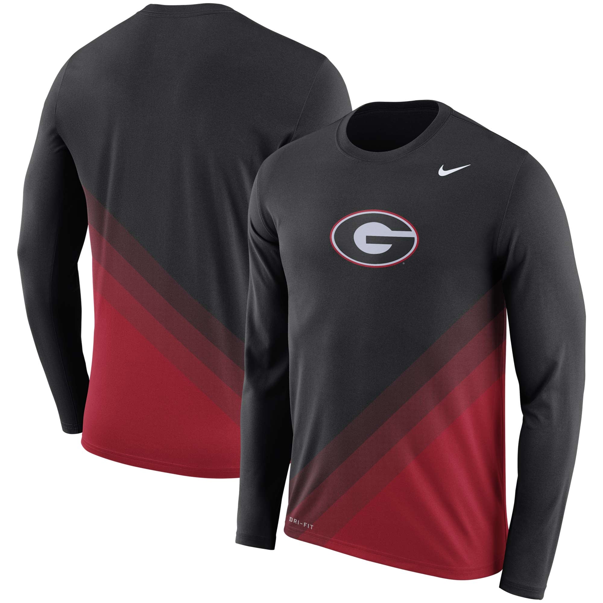 Men's Nike Black Georgia Bulldogs 2nd Season Sideline Gradient Dri-FIT ...