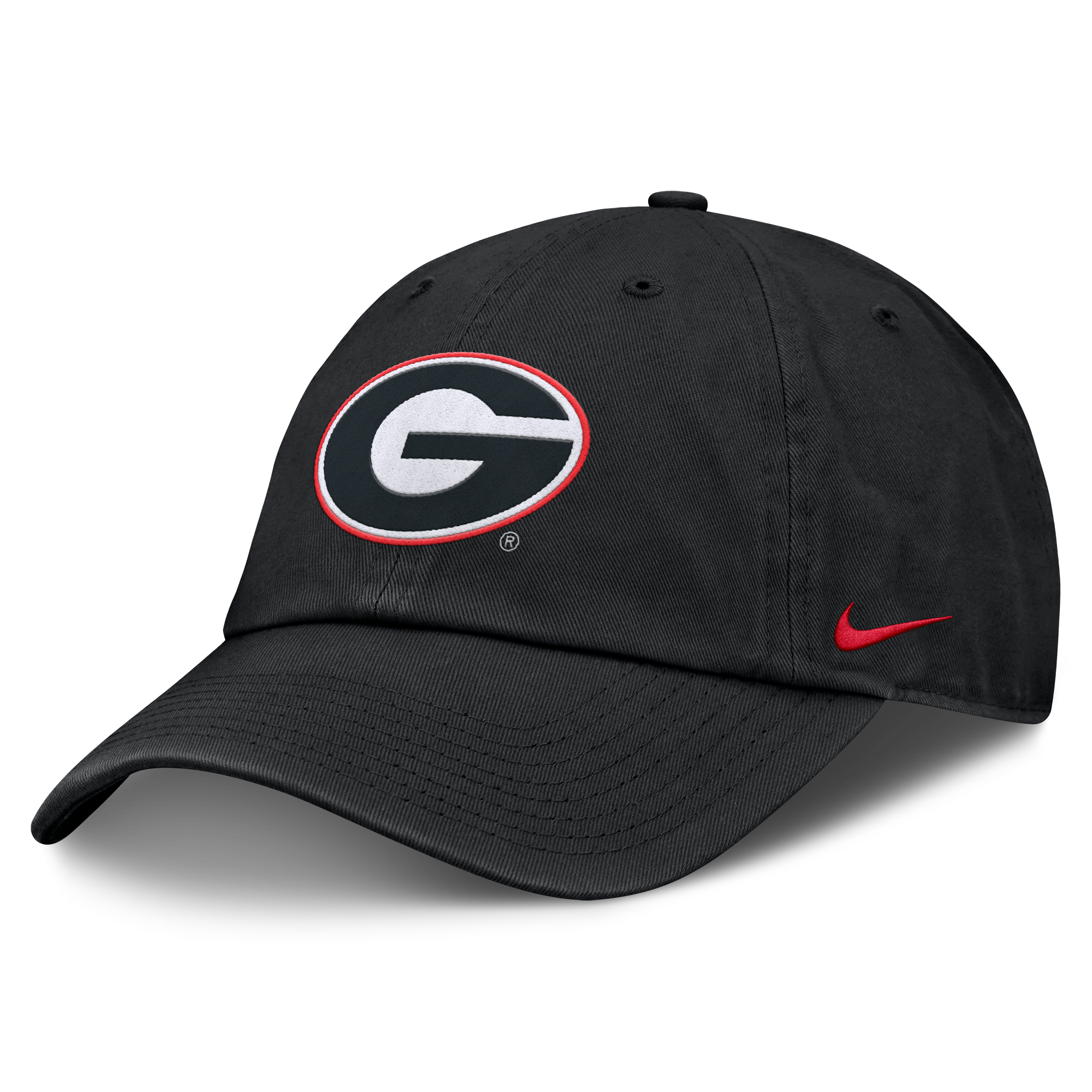 Men's Nike Black Georgia Bulldogs Club Dri-FIT Adjustable Hat