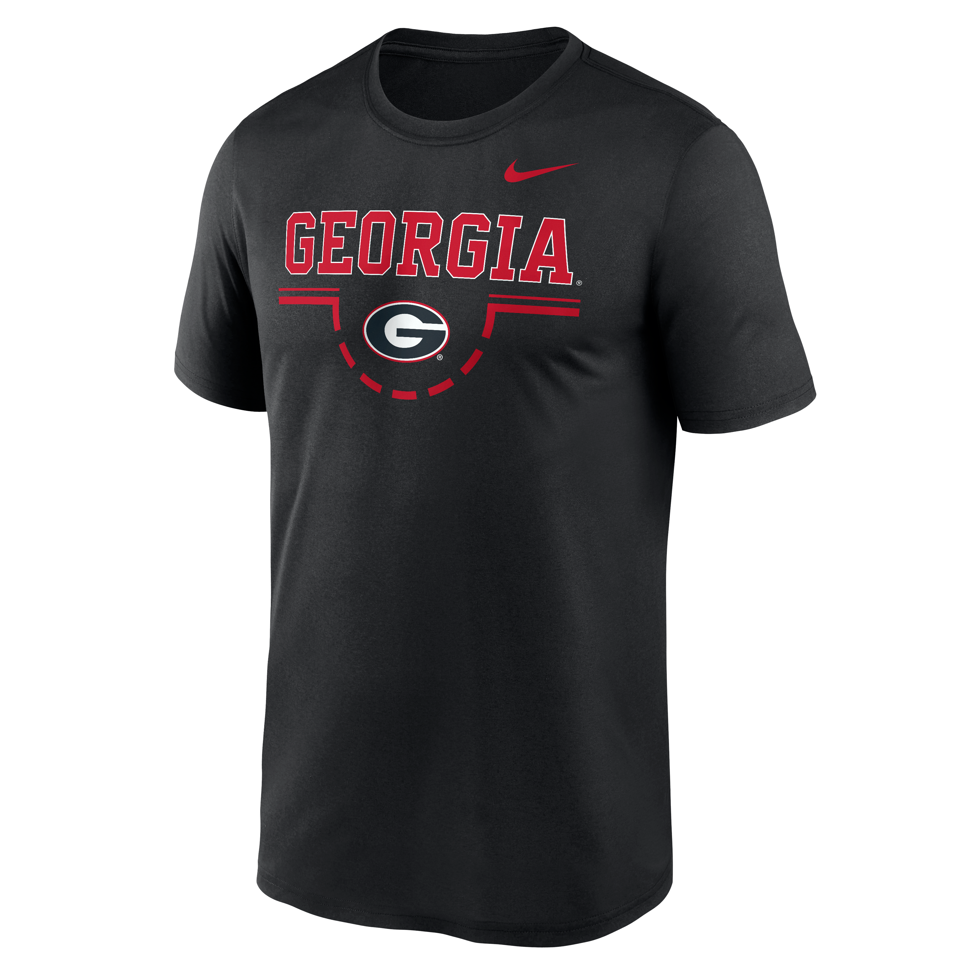 T-shirt Nike noir pour homme Georgia Bulldogs Courtside Legend