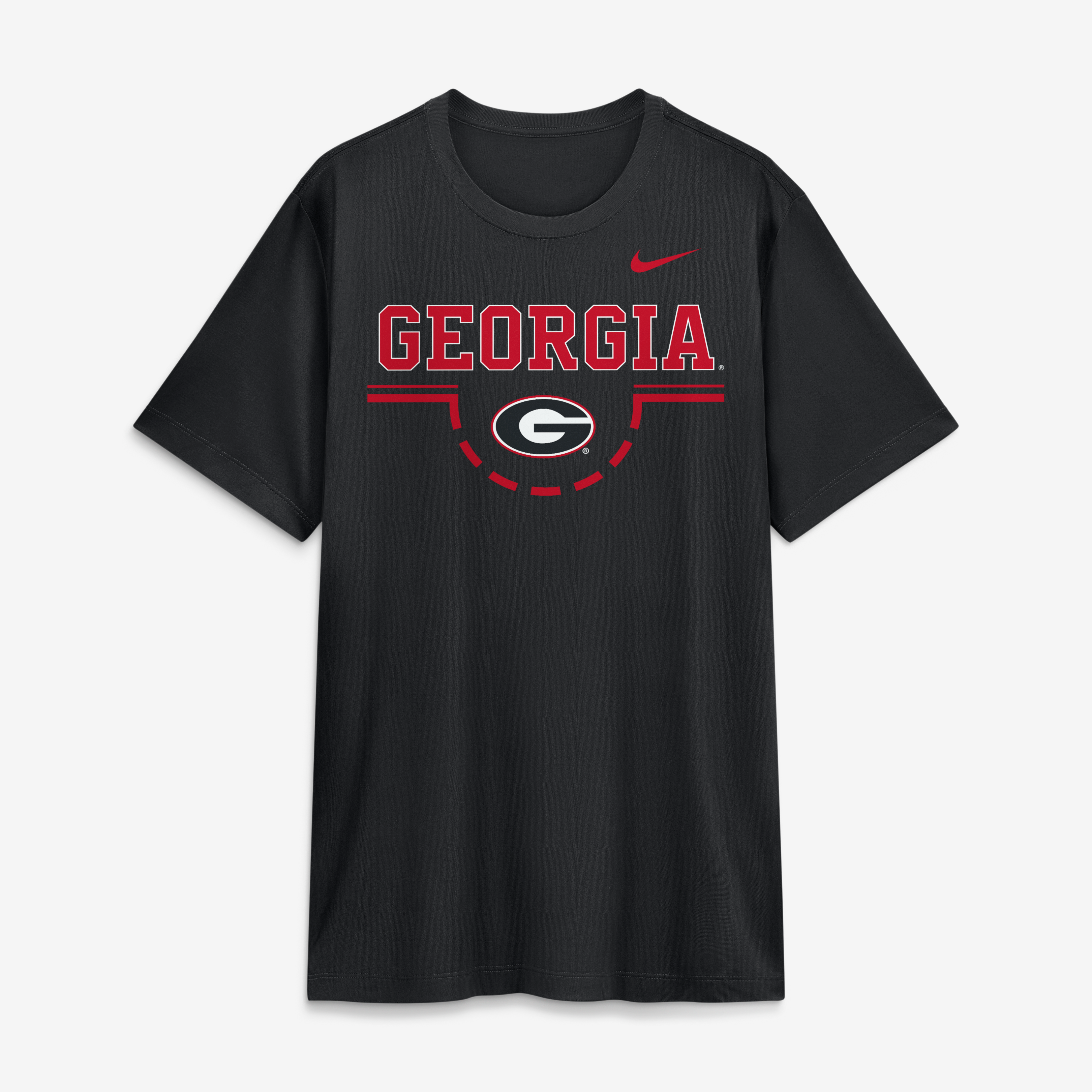 T-shirt Nike noir pour homme Georgia Bulldogs Courtside Legend