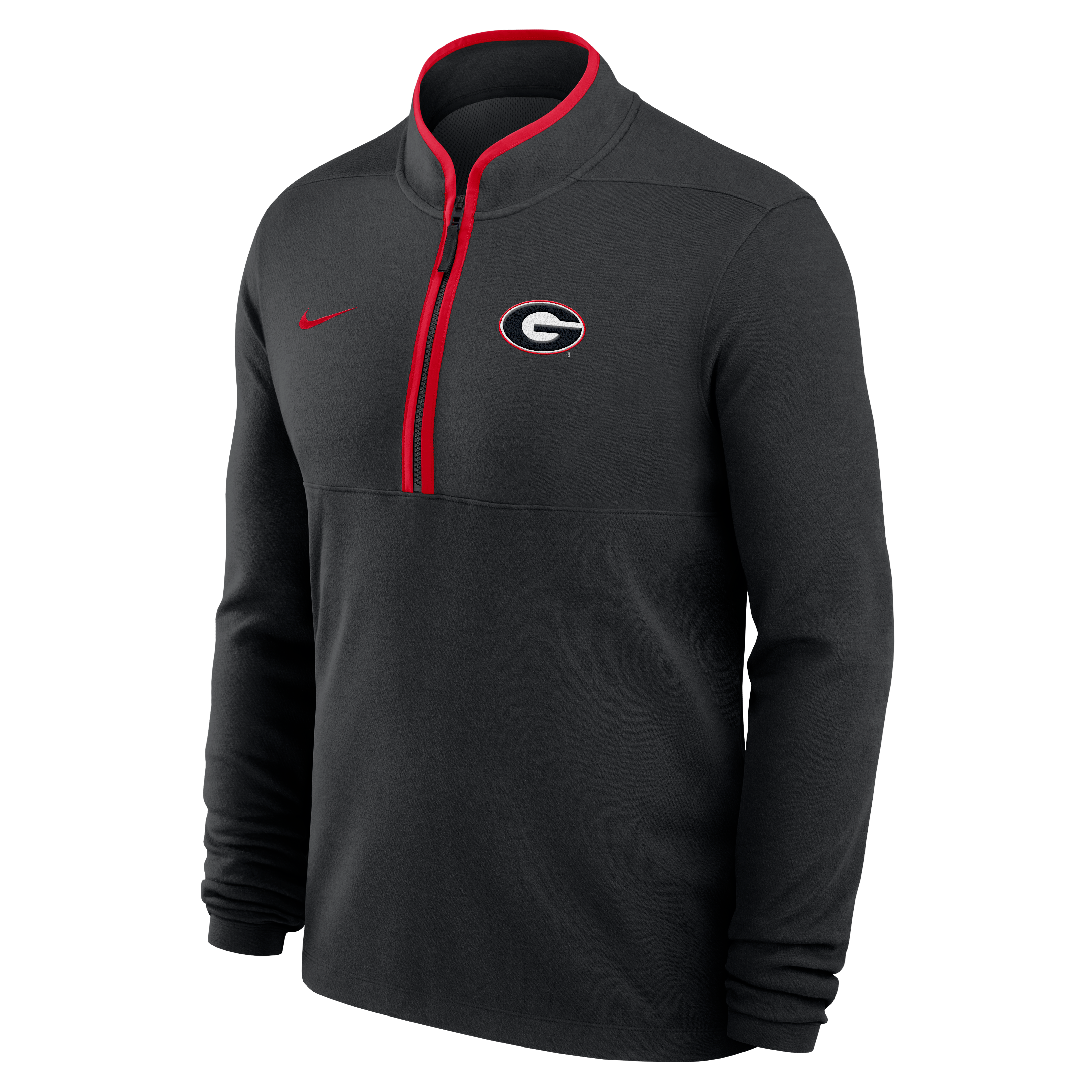 Men's Nike Georgia Bulldogs Courtside Victory Dri-FIT Half-Zip Pullover