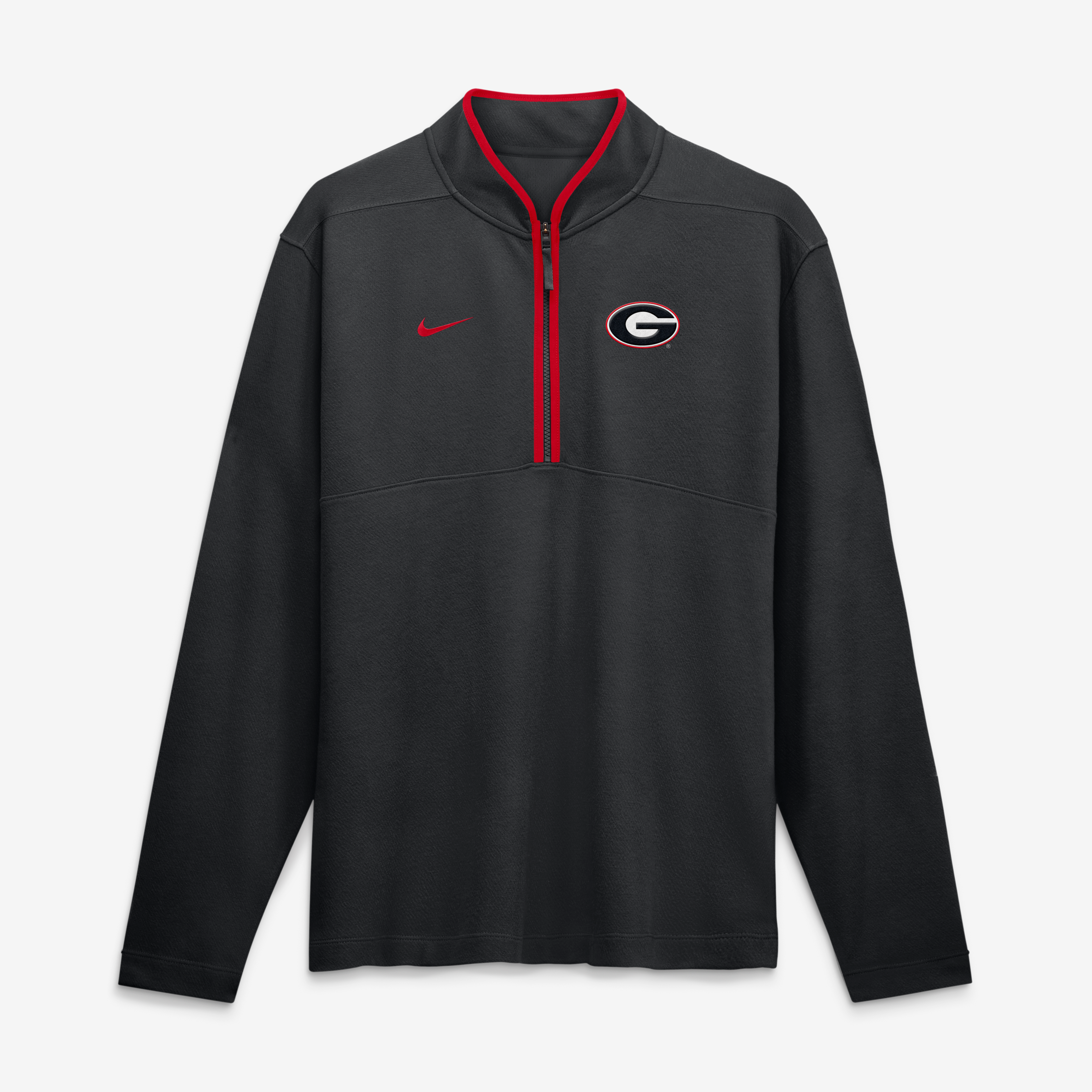 Men's Nike Georgia Bulldogs Courtside Victory Dri-FIT Half-Zip Pullover