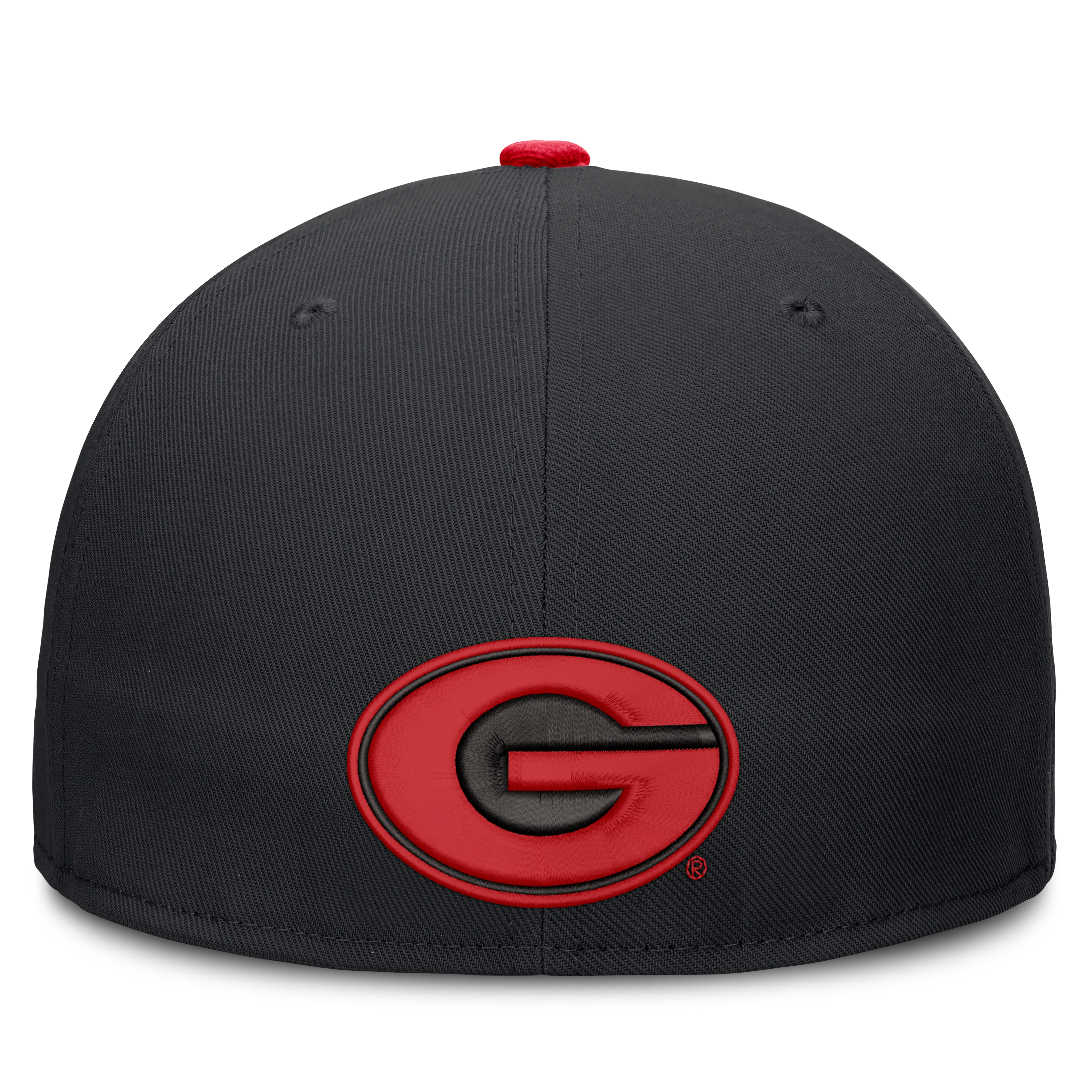 Casquette ajustée Nike Georgia Bulldogs noire pour homme Dri-FIT Primetime Script
