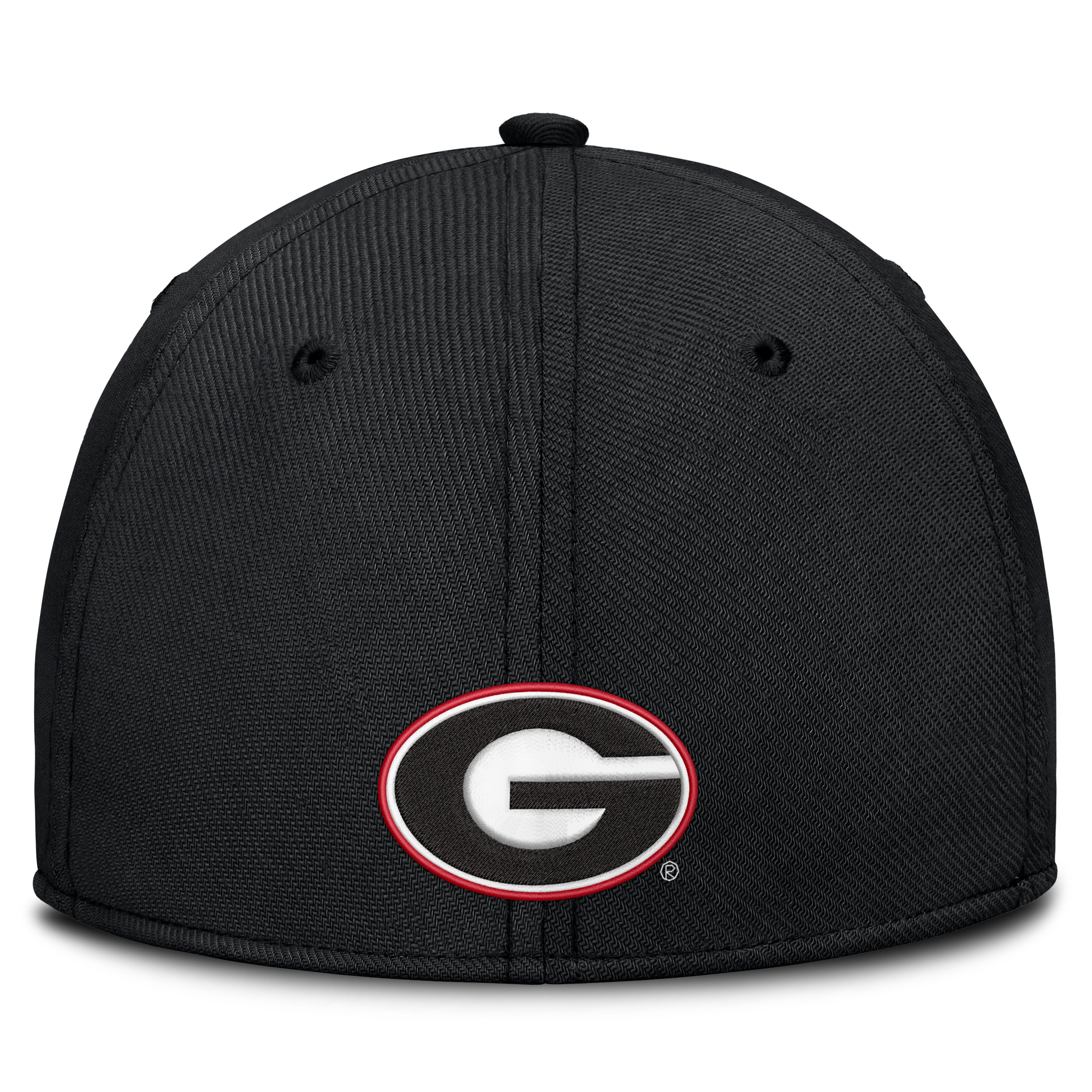 Casquette Nike Swooshflex noire Georgia Bulldogs Game Day Rise pour homme