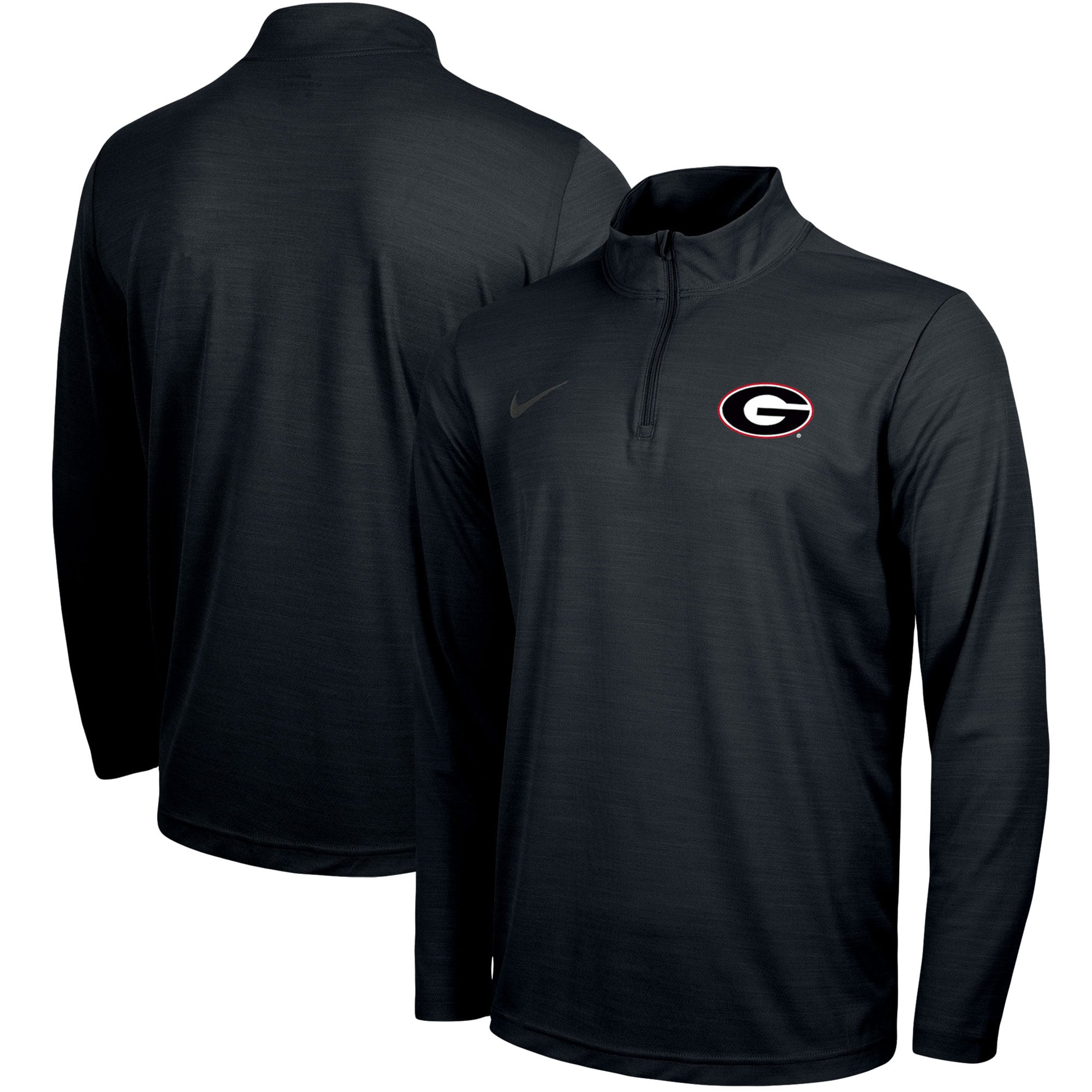 Men's Nike Black Georgia Bulldogs Intensity Quarter-Zip