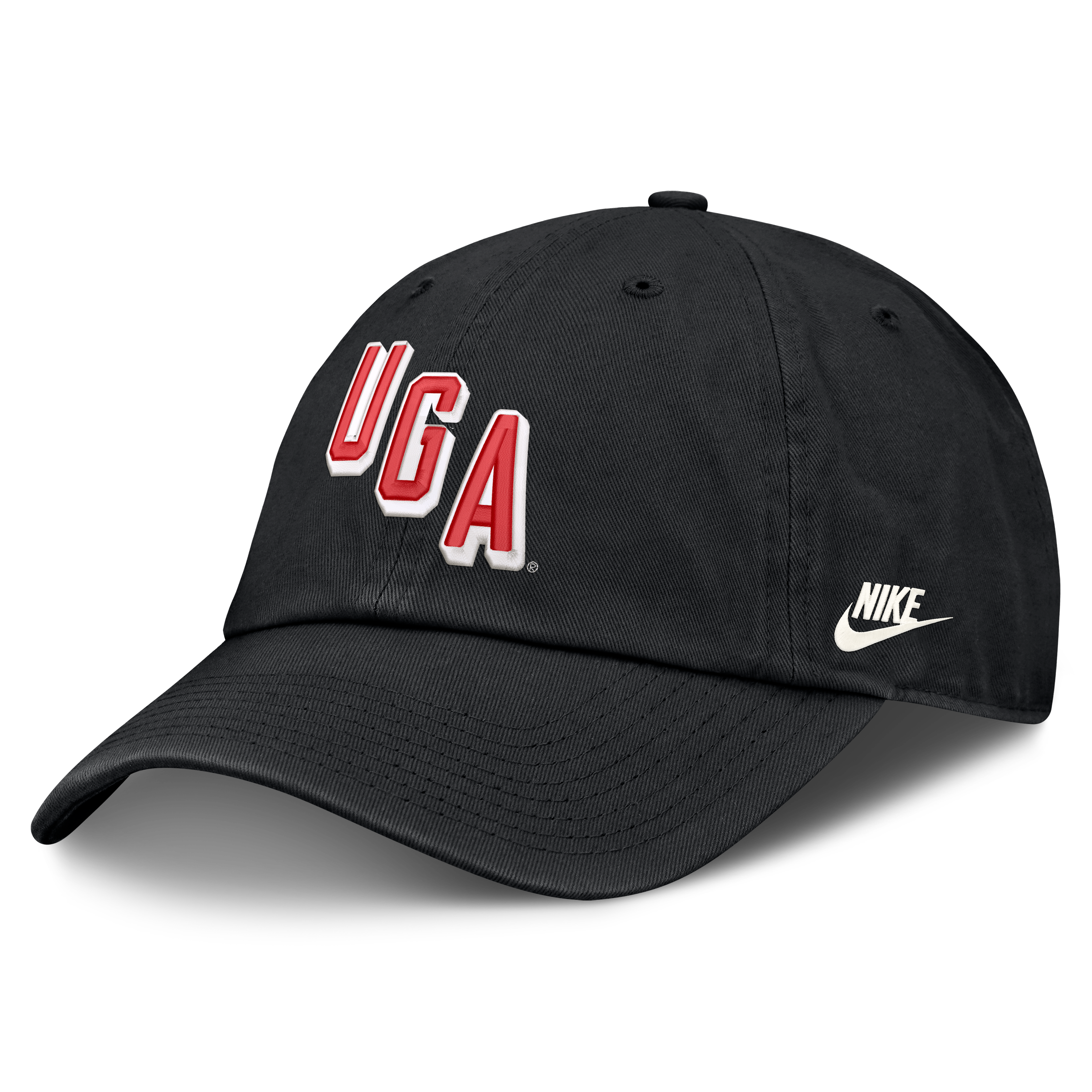 Casquette ajustable Nike noire Georgia Bulldogs Legacy Letter & Mascot Club pour homme