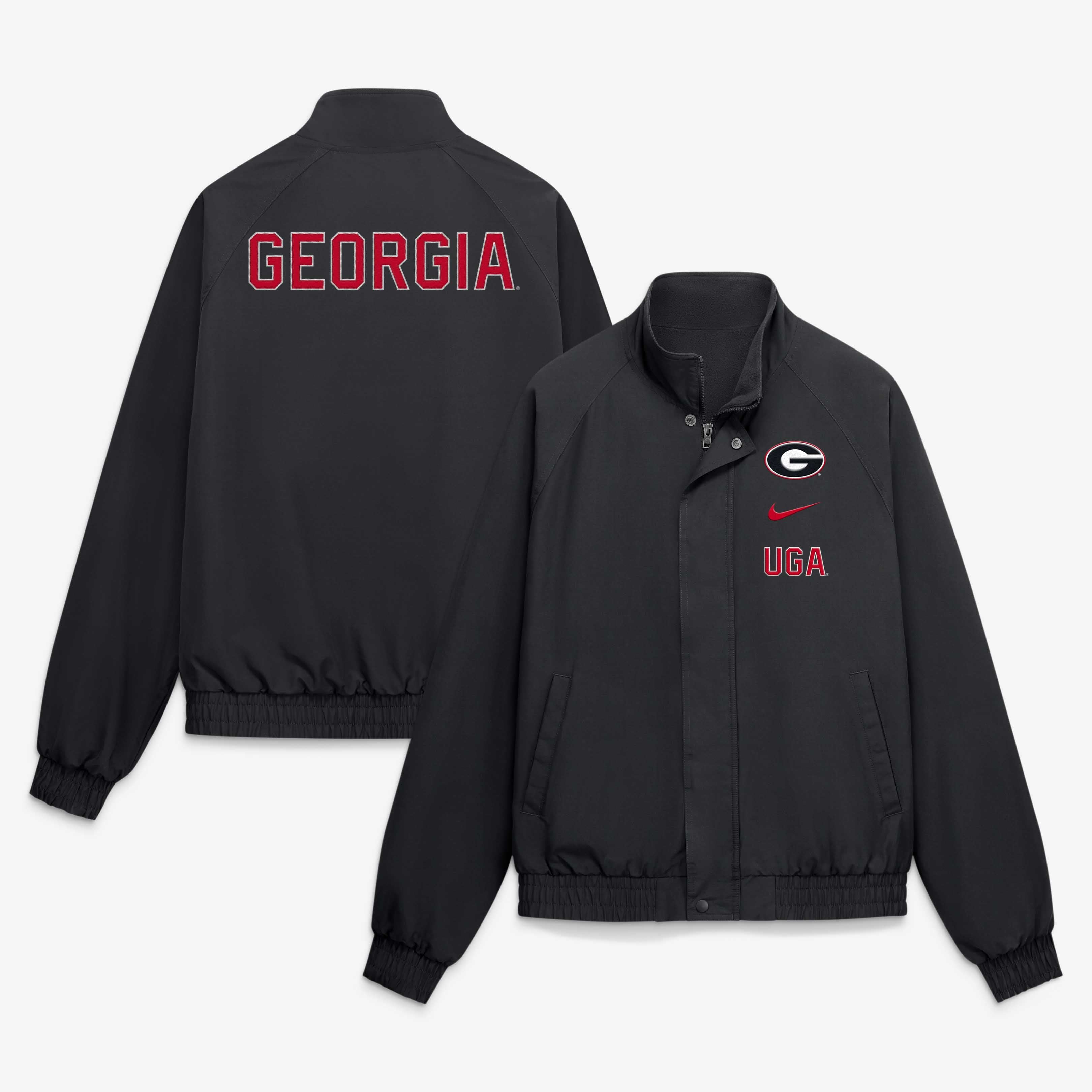 Veste en sergé noire Nike Georgia Bulldogs Primetime Club pour homme