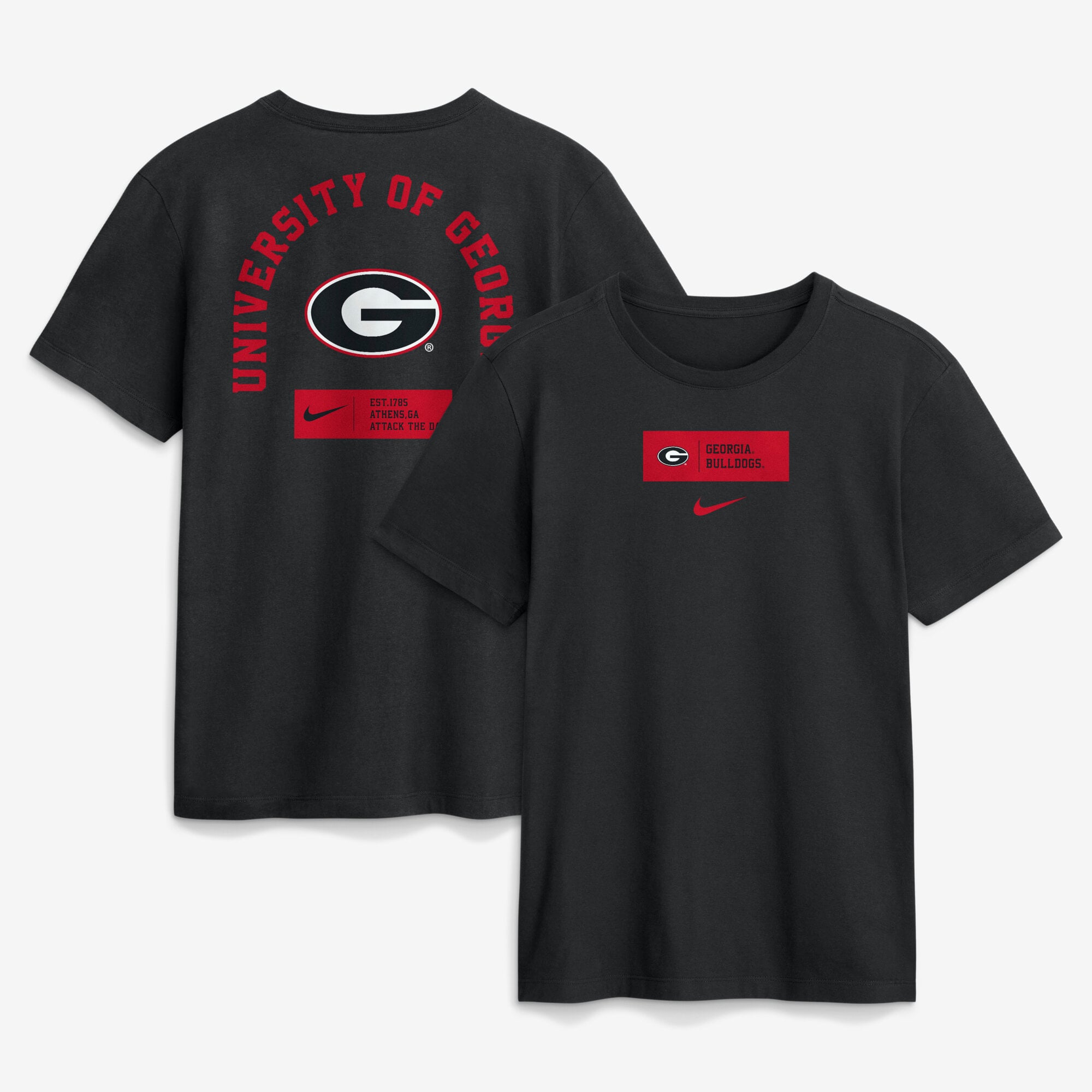 T-shirt Nike rouge Georgia Bulldogs Primetime Crew pour homme