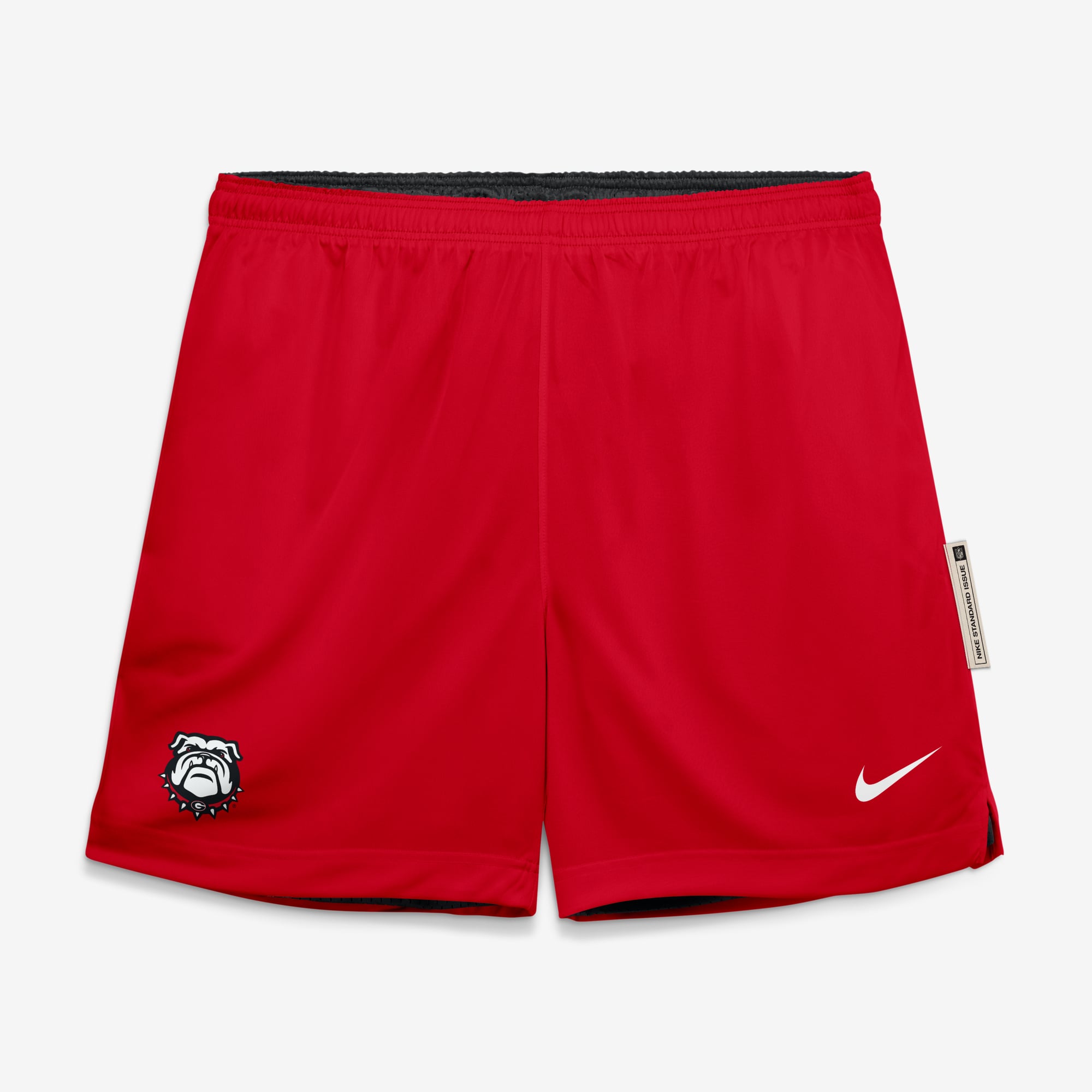 Short réversible Nike Dri-FIT noir et rouge Georgia Bulldogs Courtside pour homme