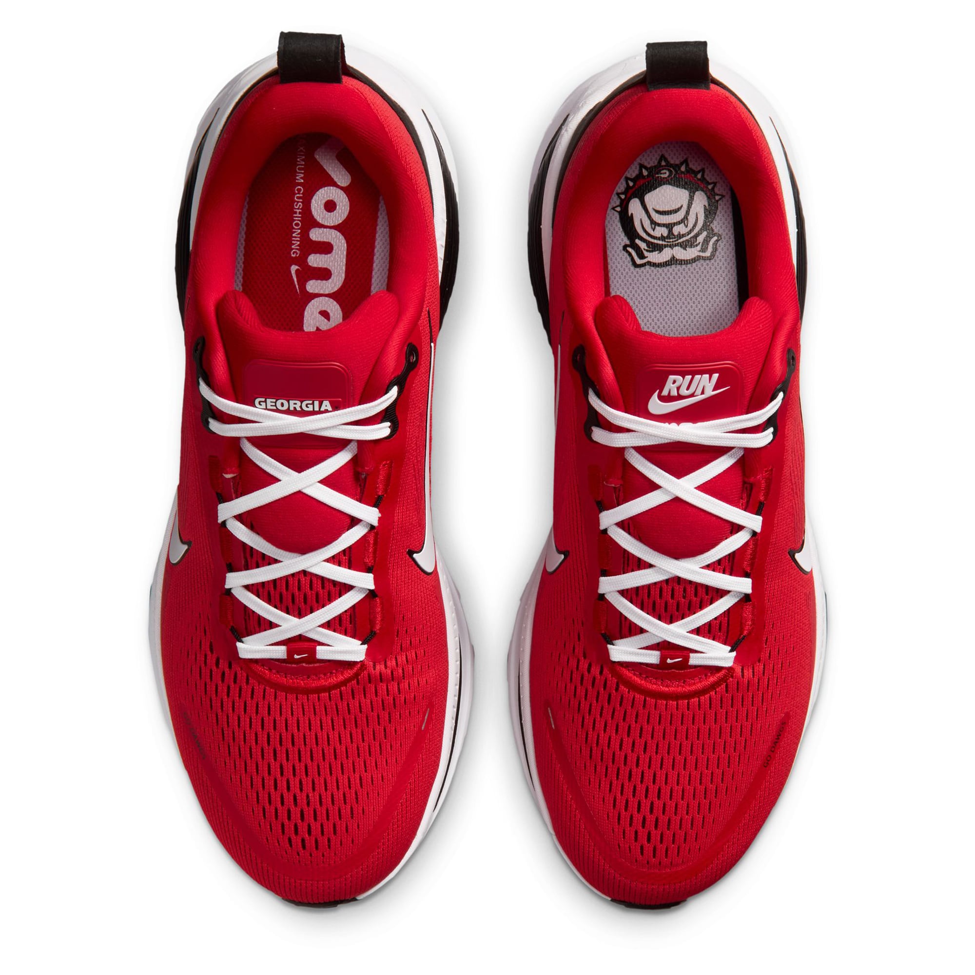 Men's Nike Georgia Bulldogs Vomero 18 Running Shoes