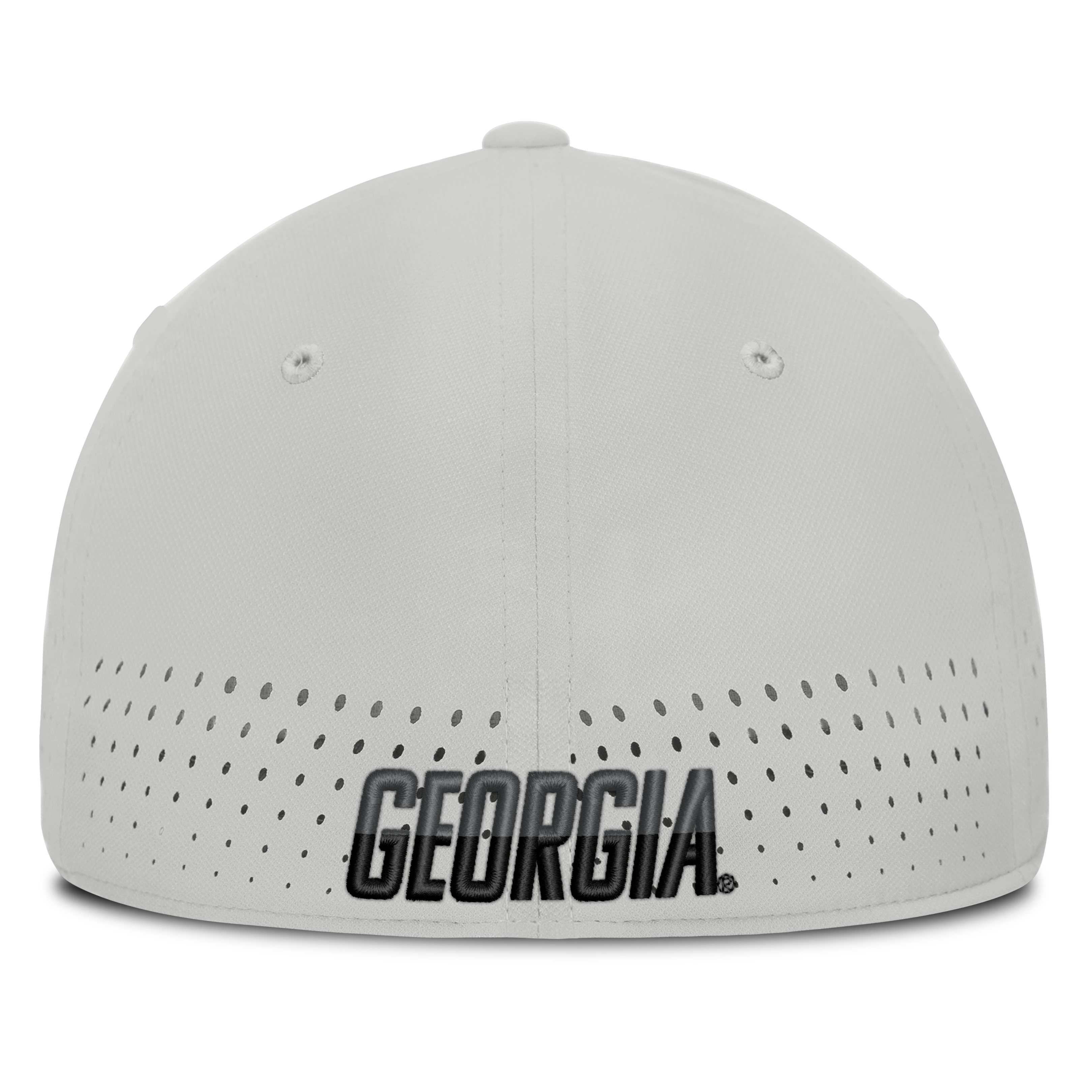 Men's Nike  Gray Georgia Bulldogs 2026 Sideline Practice AeroBill SwooshFlex Dri-FIT Hat