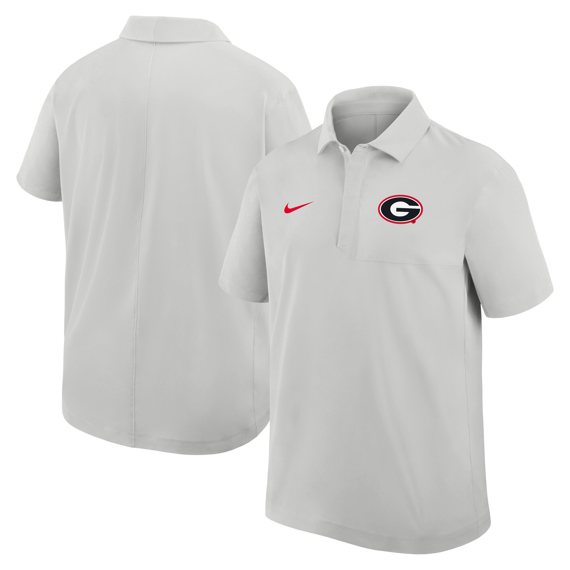 Men's Nike Red Georgia Bulldogs Coaches Sideline Dri-FIT Polo