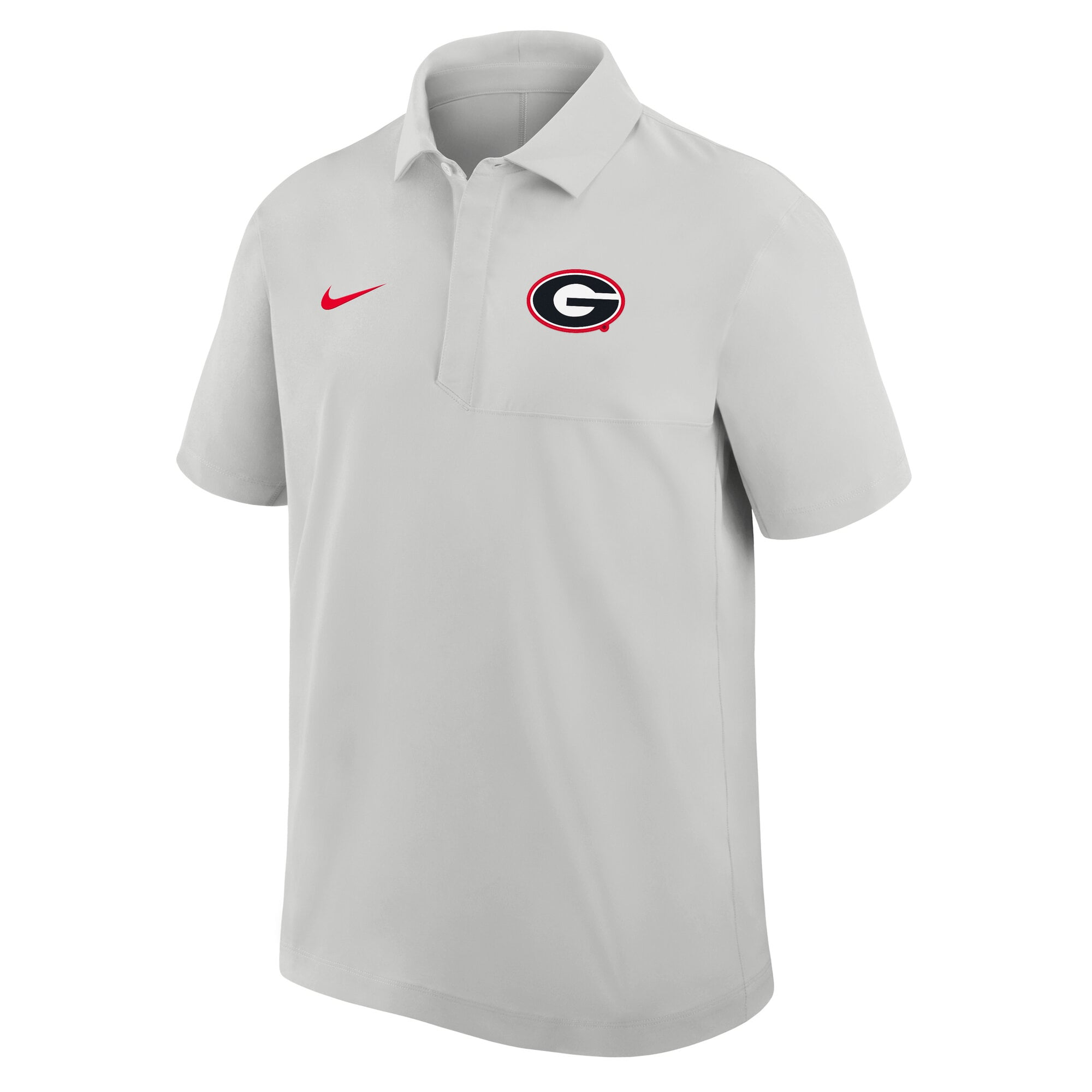 Men's Nike Red Georgia Bulldogs Coaches Sideline Dri-FIT Polo