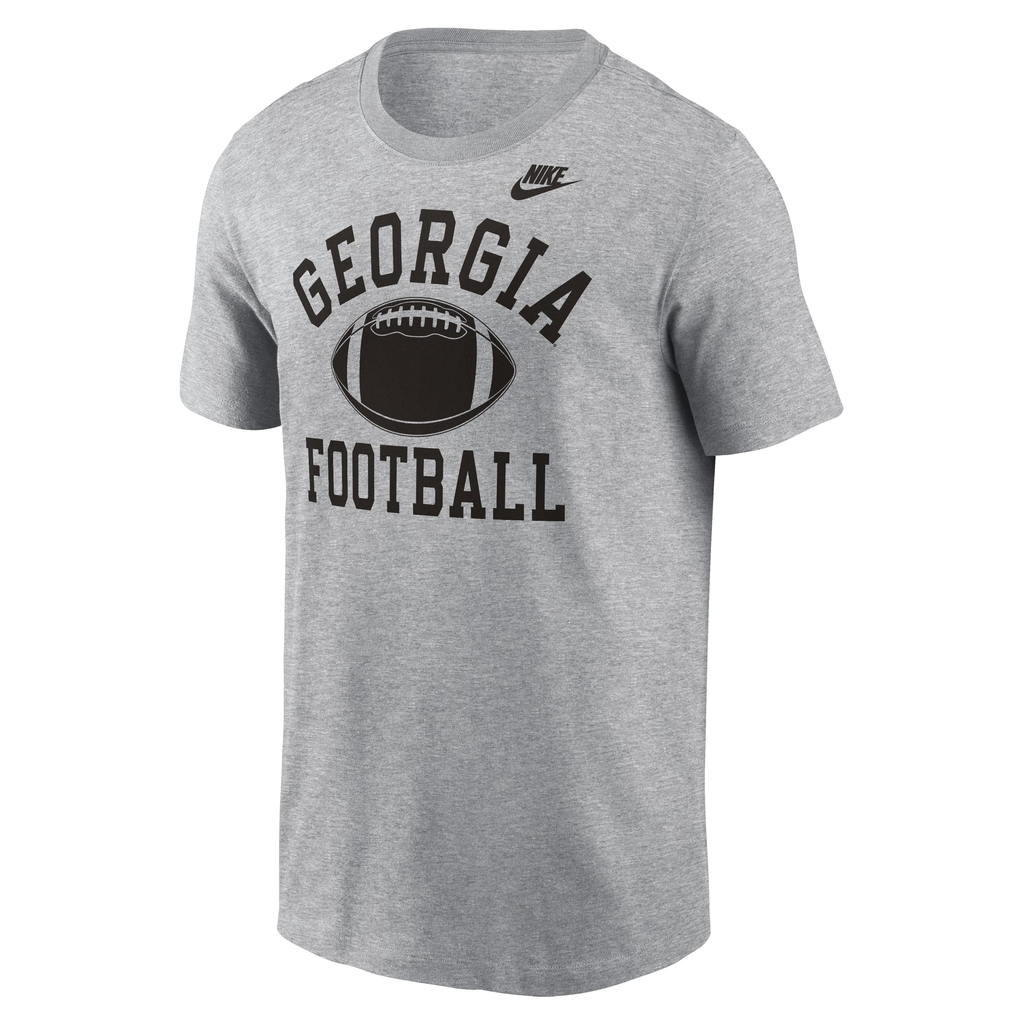 T-shirt Nike pour homme, gris chiné, Georgia Bulldogs Legacy Football Icon