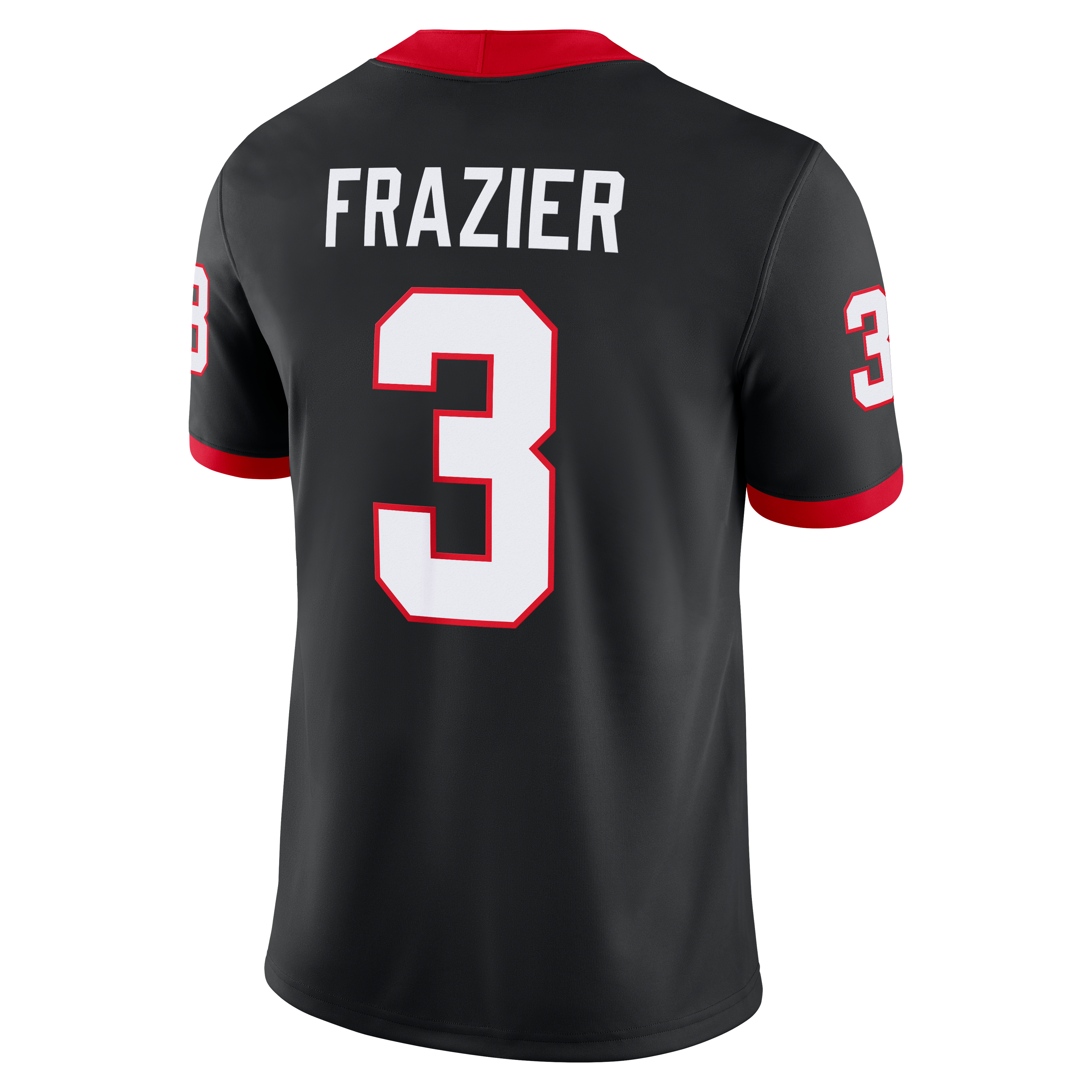 Maillot de football américain Nike Nate Frazier noir Georgia Bulldogs pour homme