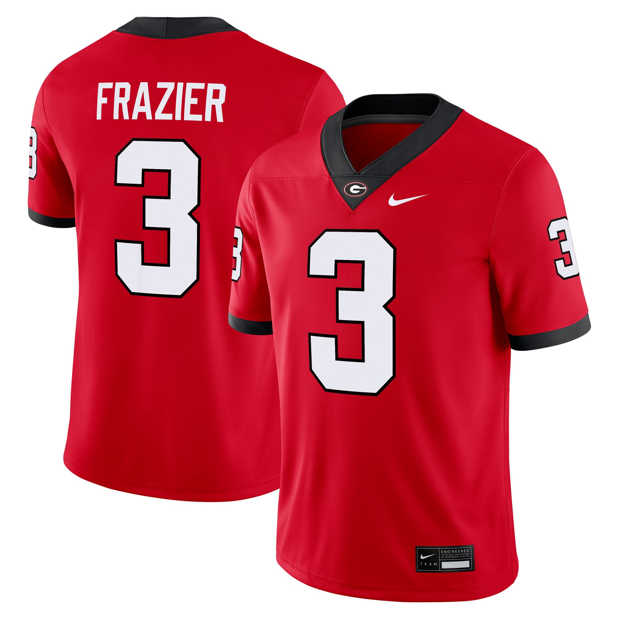 Maillot domicile Nike Nate Frazier rouge des Georgia Bulldogs pour homme