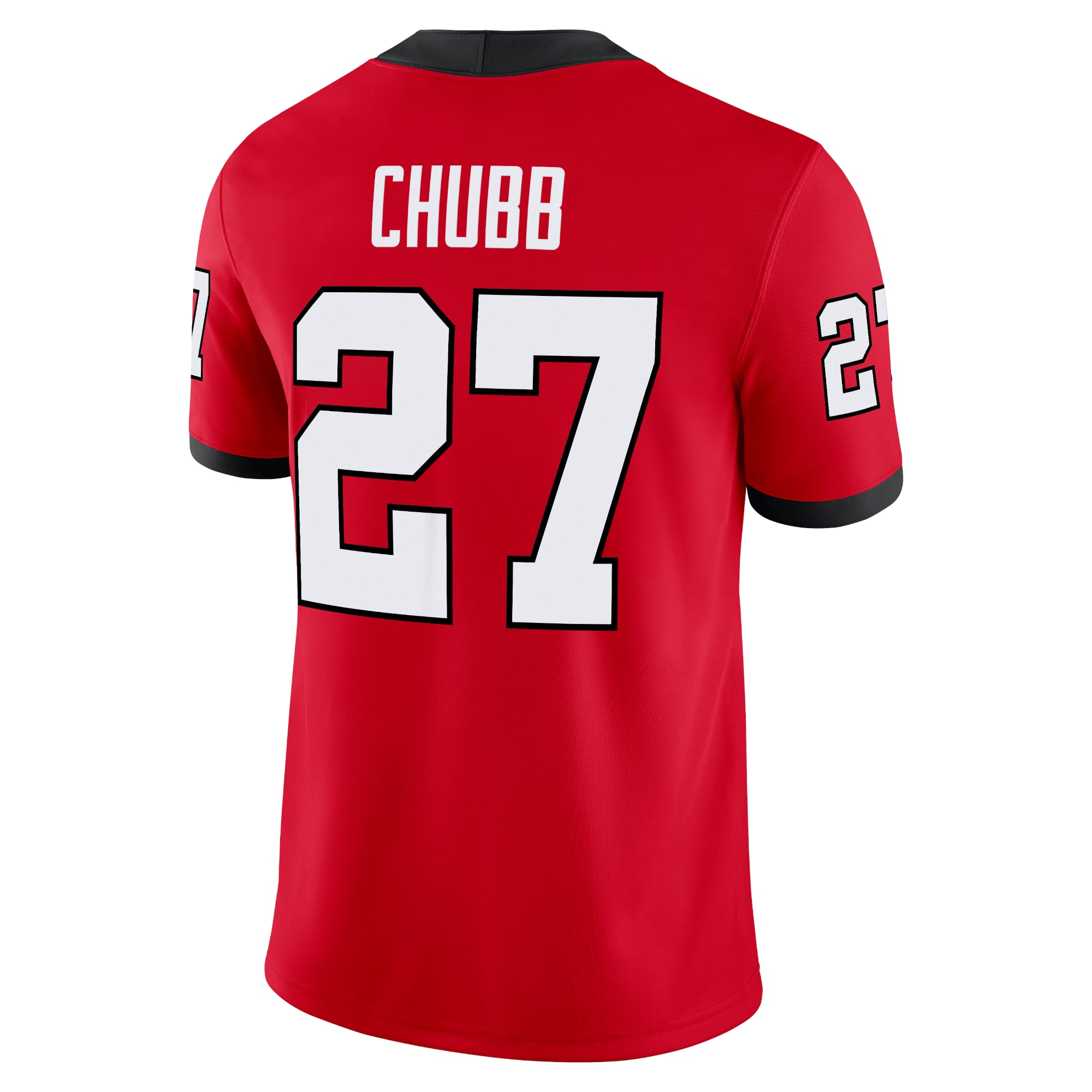 Maillot de match Nike Nick Chubb rouge des Georgia Bulldogs Alumni pour homme