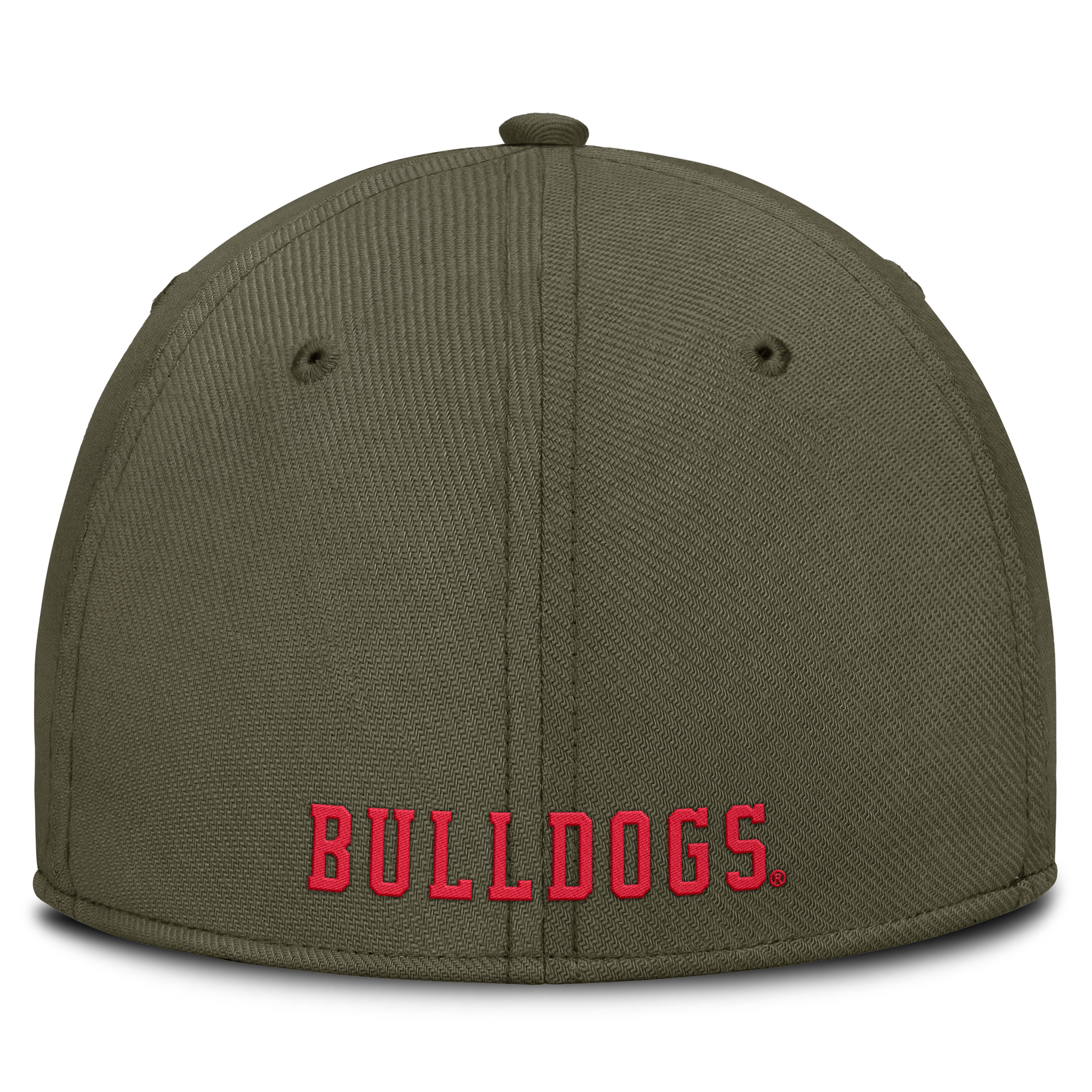 Casquette Nike Olive Georgia Bulldogs Primetime SwooshFlex Dri-FIT pour homme