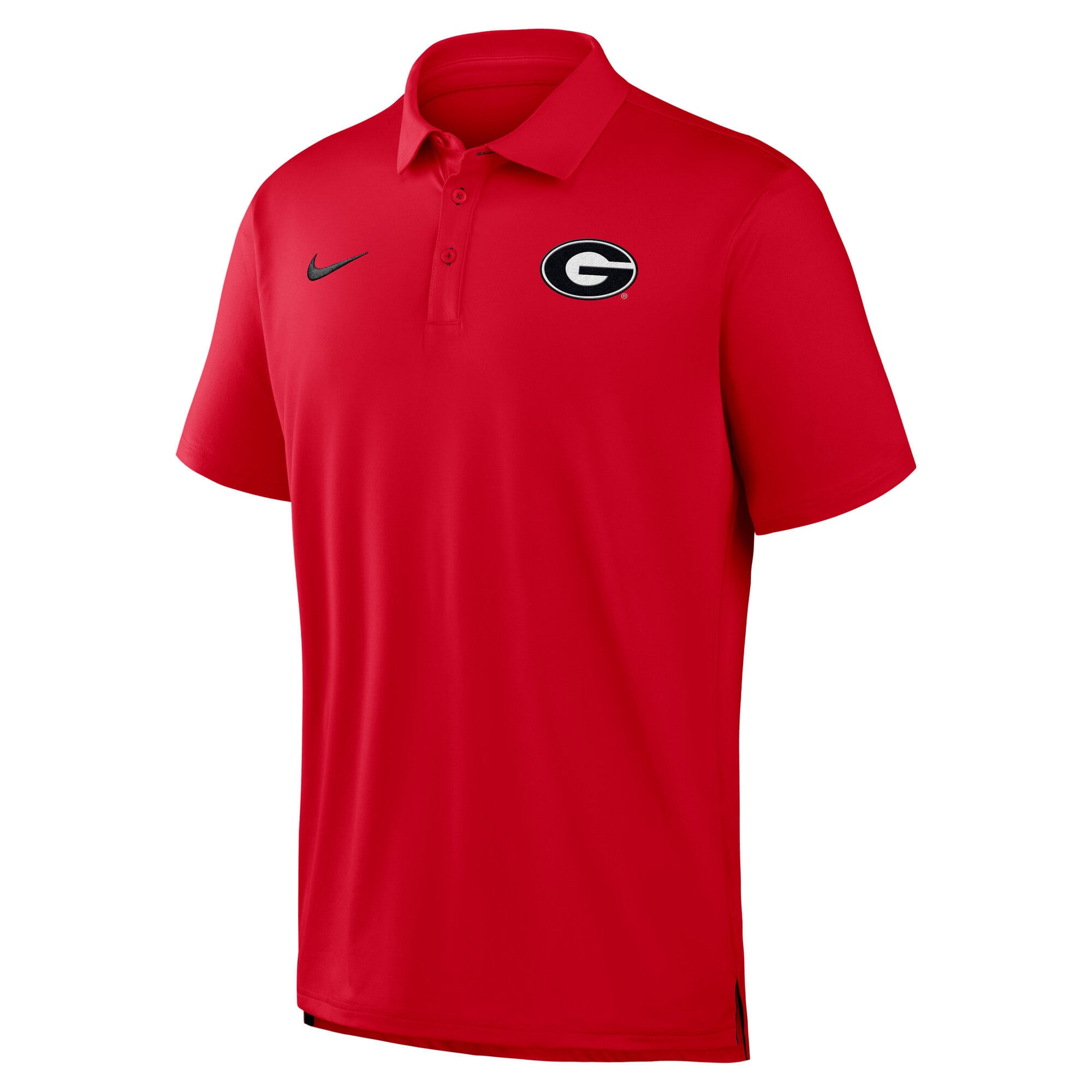 Men's Nike Red Georgia Bulldogs 2026 Sideline Tour Dri-FIT Polo