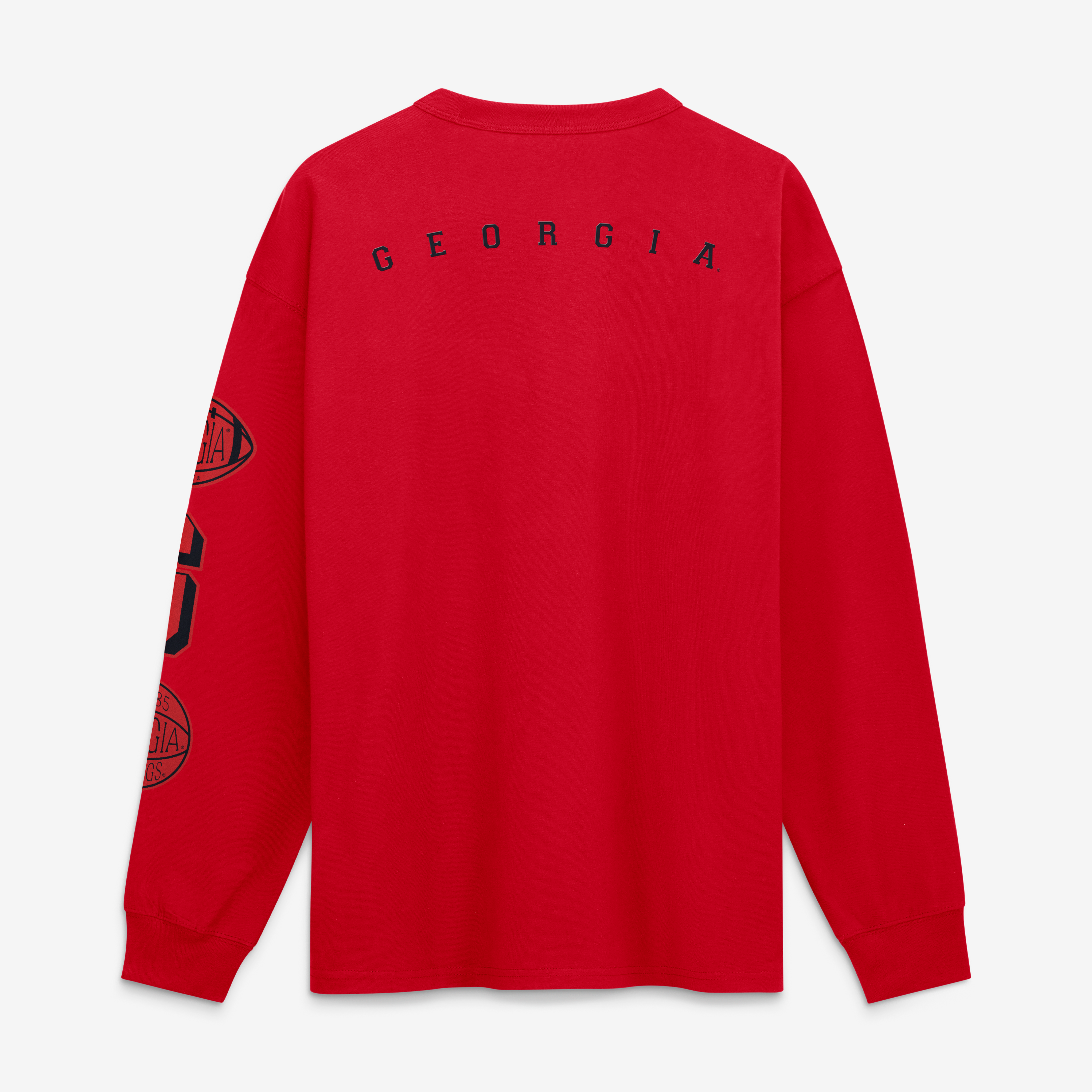 T-shirt à manches longues Nike rouge Georgia Bulldogs pour homme avec poche académique