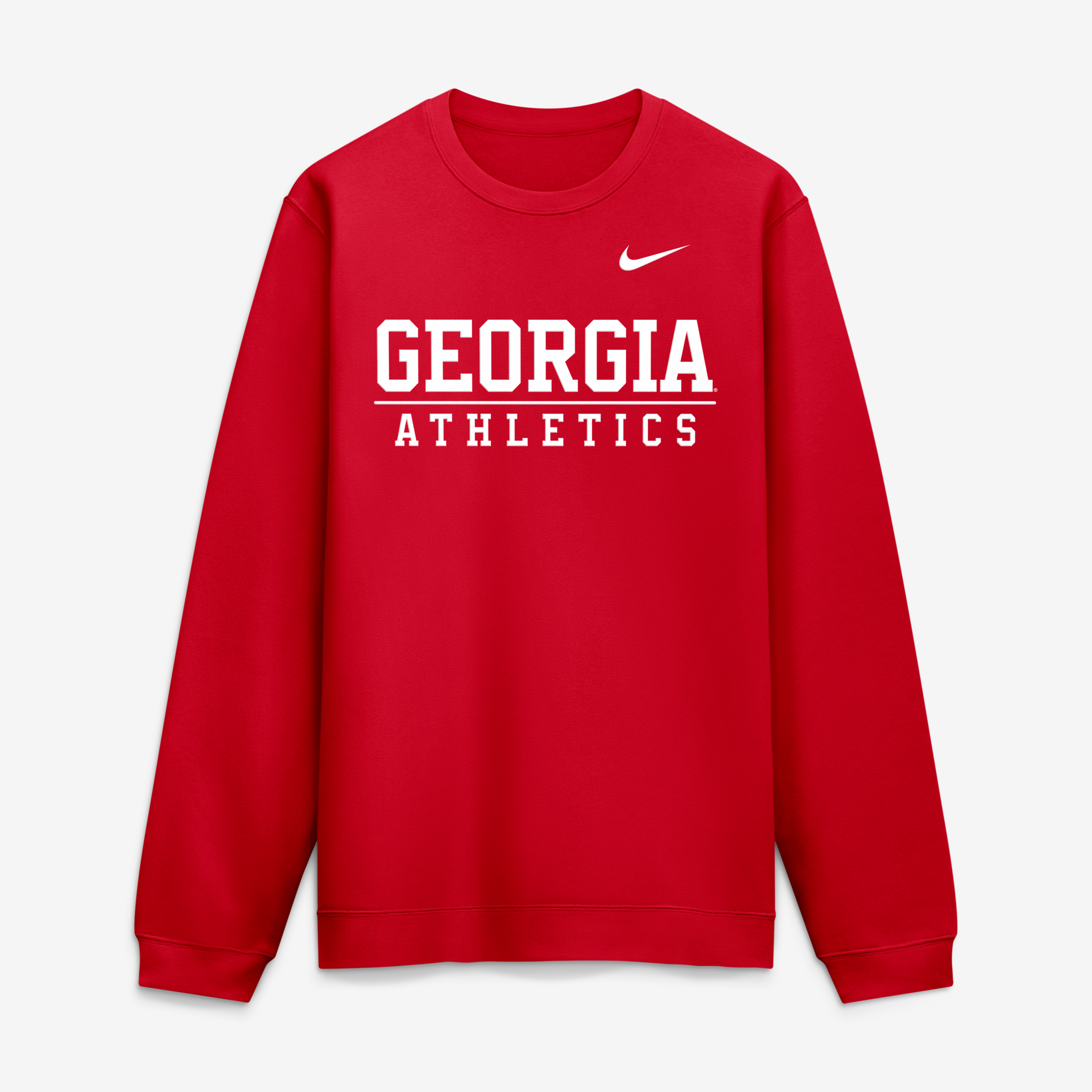 Sweat-shirt polaire Nike rouge Georgia Bulldogs Club pour homme