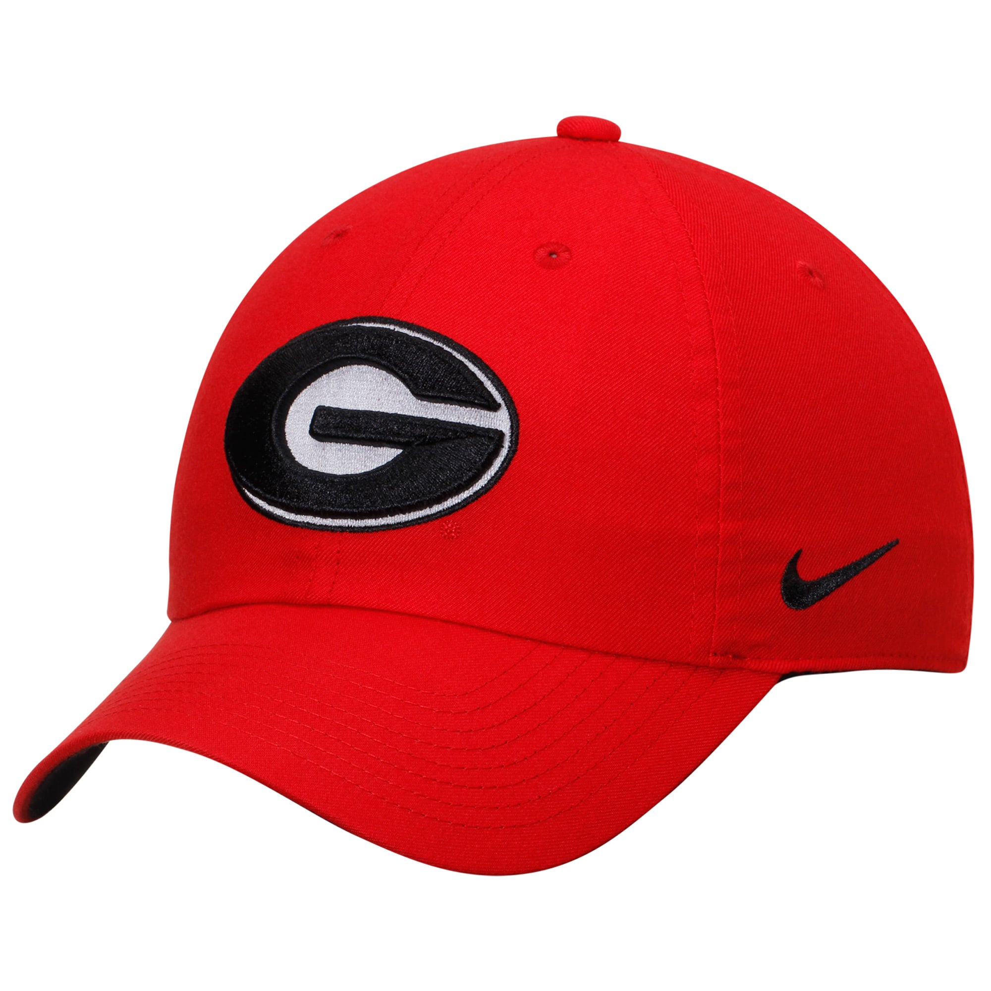 Men's Nike Red Georgia Bulldogs Heritage 86 Authentic Adjustable