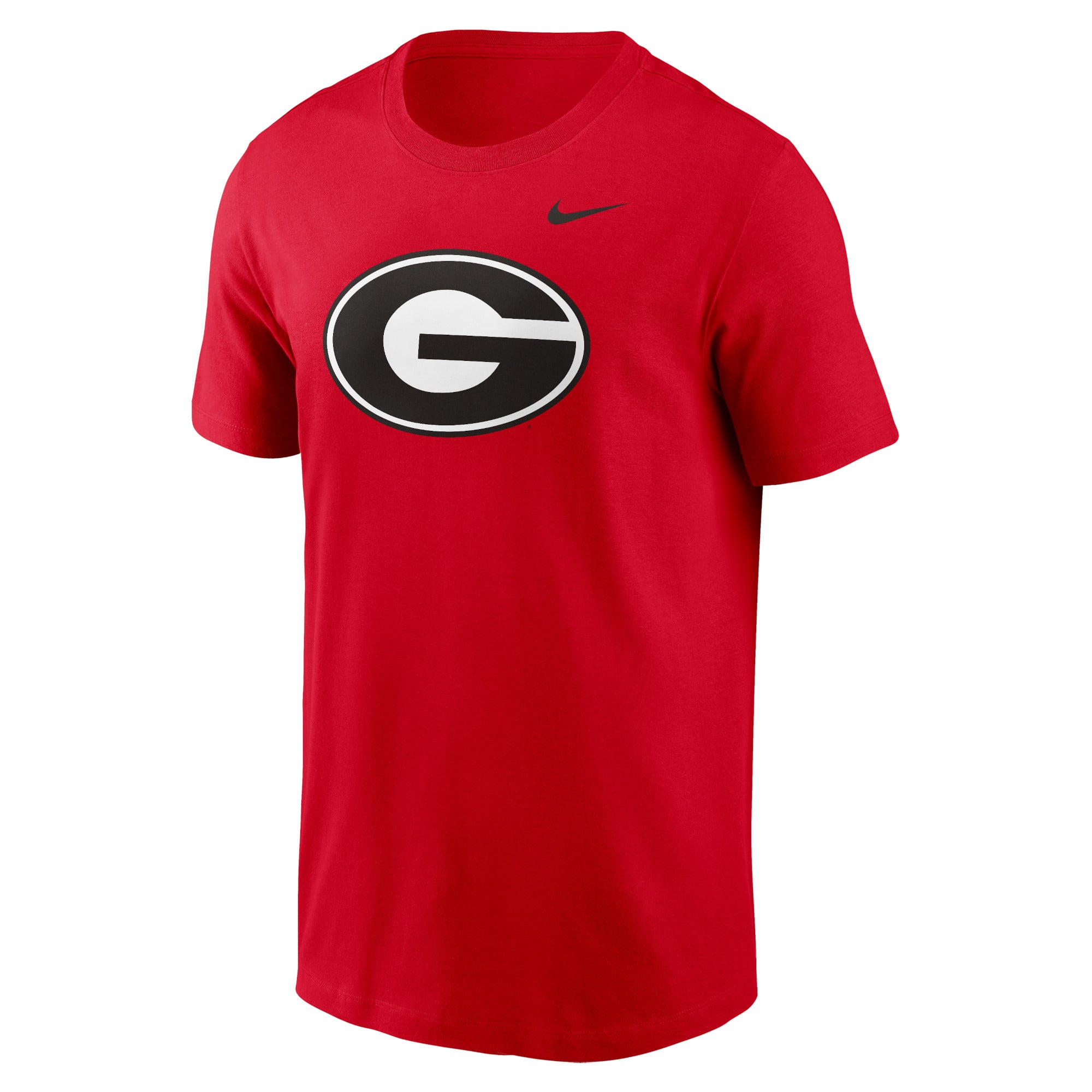 T-shirt Nike rouge Georgia Bulldogs Primetime Evergreen avec logo pour homme