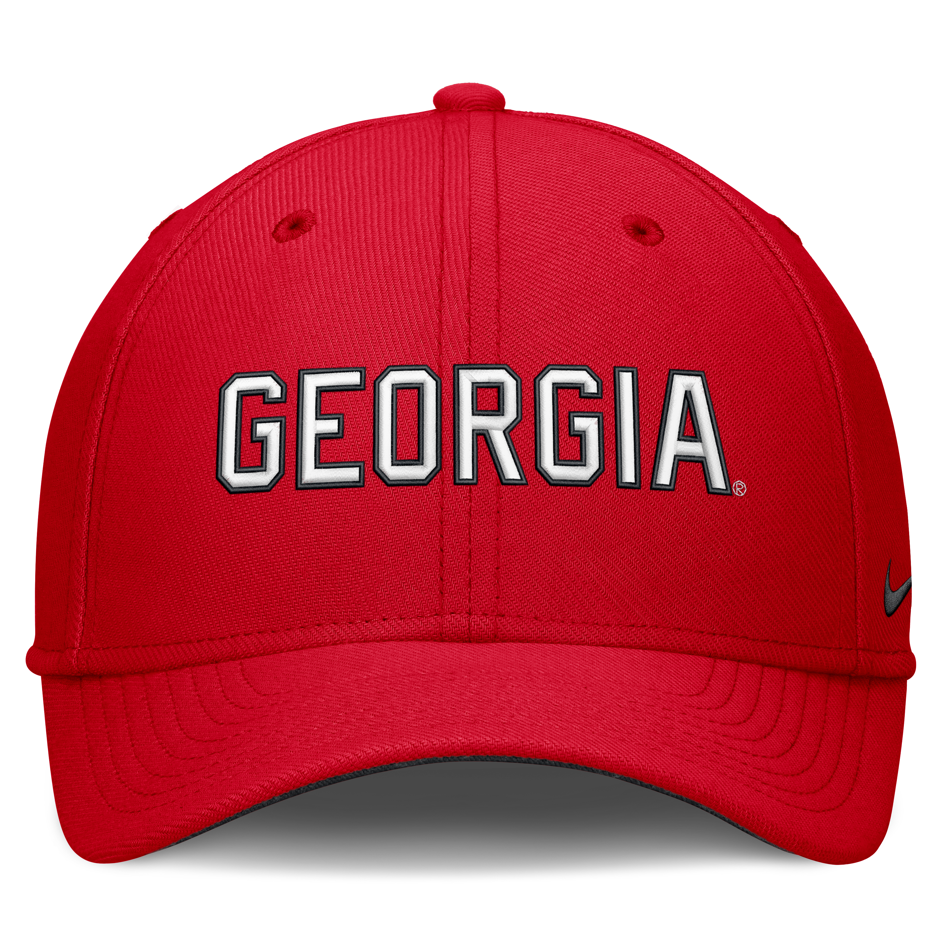 Casquette Nike rouge Georgia Bulldogs Primetime Team Rise Dri-FIT Flex pour homme