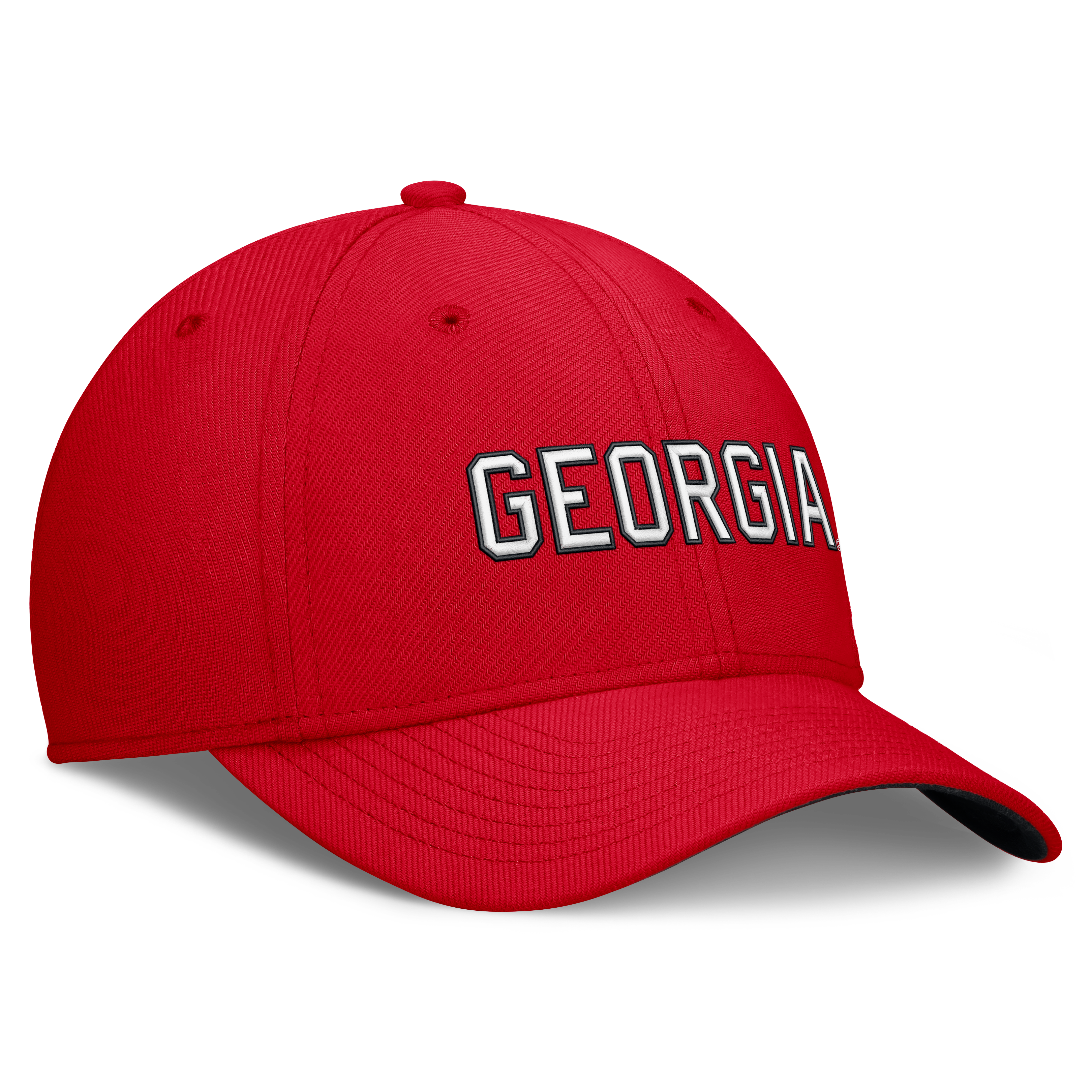 Casquette Nike rouge Georgia Bulldogs Primetime Team Rise Dri-FIT Flex pour homme