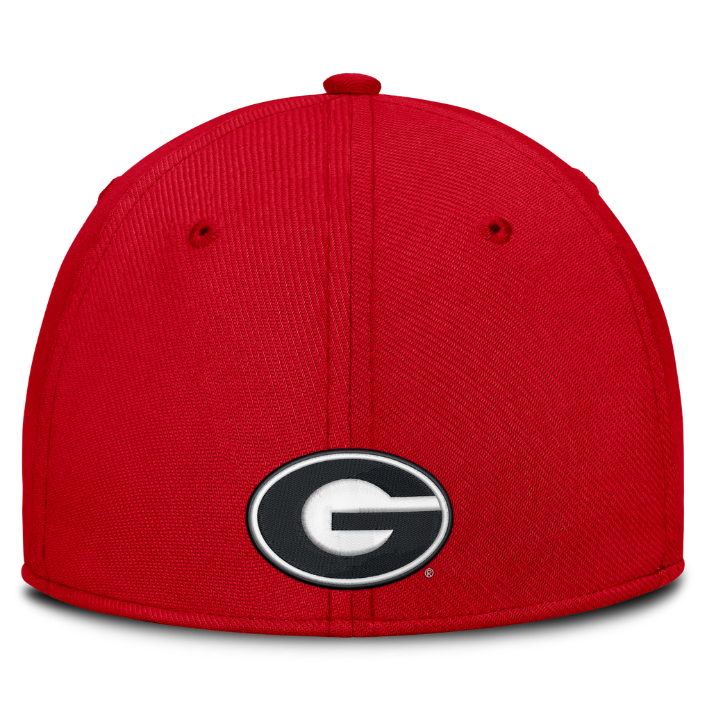 Georgia Bulldogs Nike Primetime Team Rise Dri-FIT SwooshFlex Hat - Red
