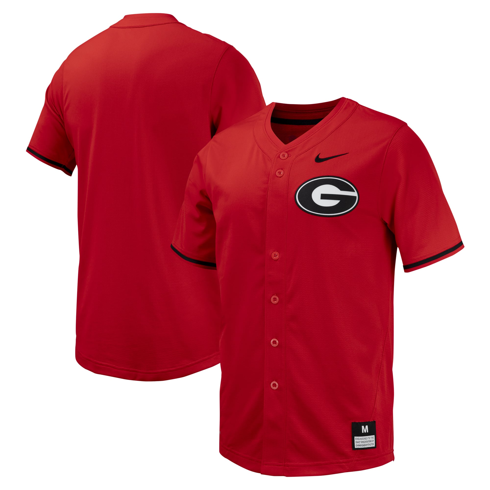 red nike baseball jersey