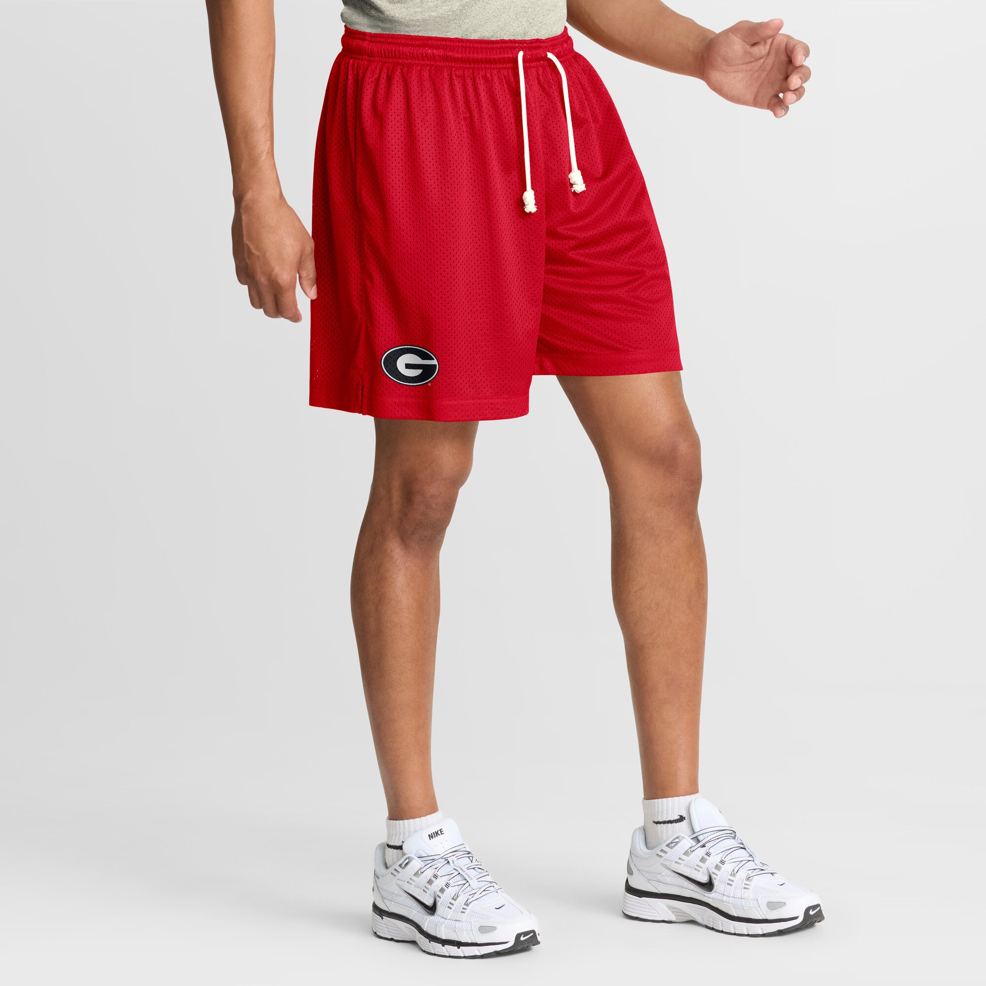 Short réversible Nike Dri-FIT rouge/anthracite Georgia Bulldogs 2026 Sideline Standard Issue pour homme
