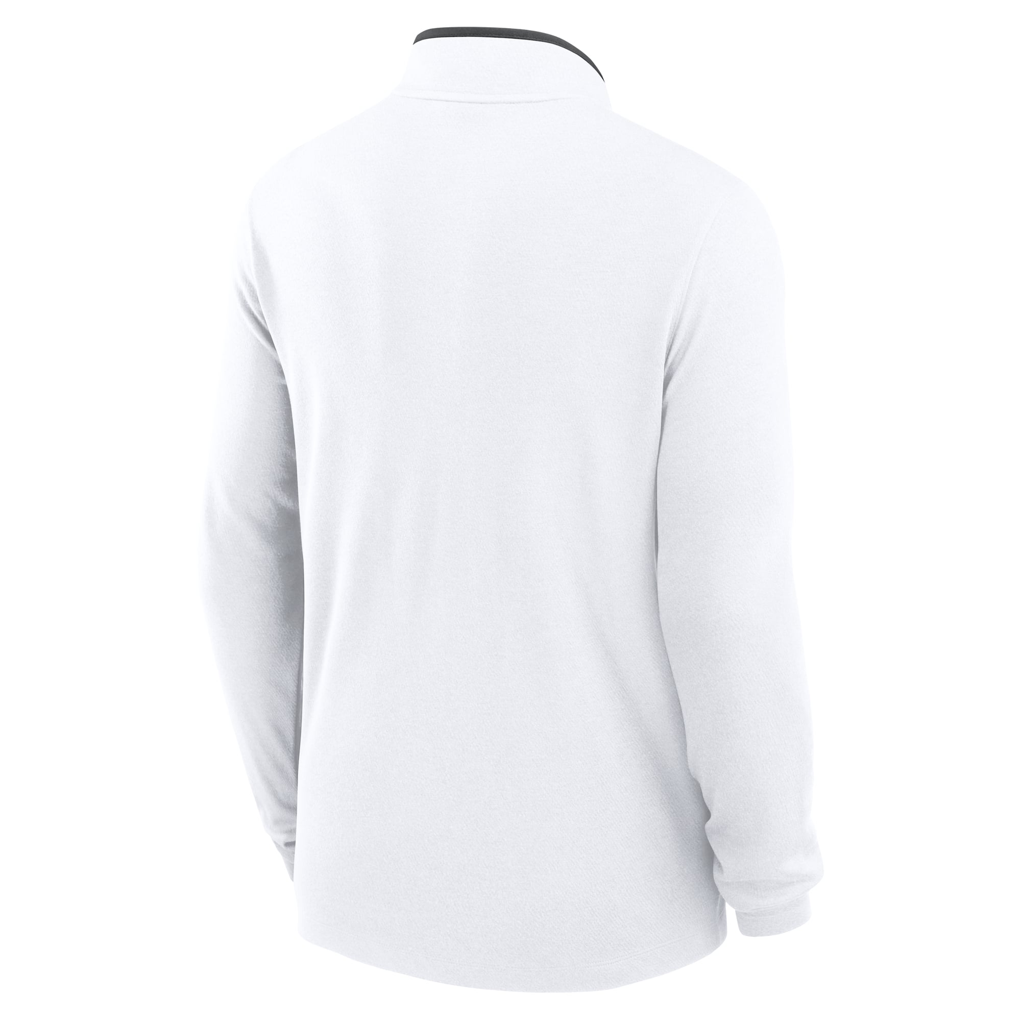 Pull-over Nike blanc Georgia Bulldogs Courtside Victory Dri-FIT à demi-zip pour homme